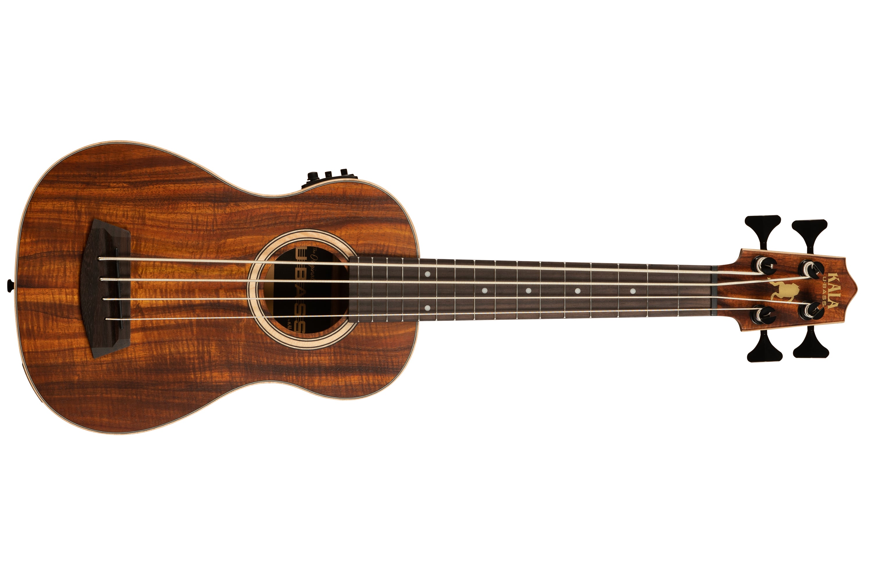 Kala Hawaiian Koa Acoustic-Electric U•BASS - Terry Carter Music Store