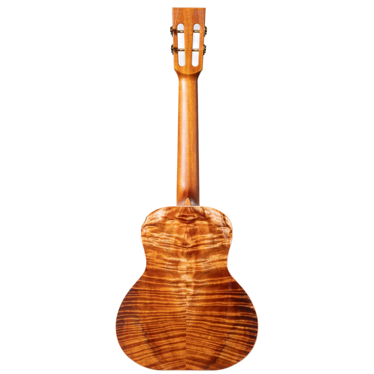 Example photo: an earlier Kanile'a Kelly Boy super tenor, serial 26766, full back view