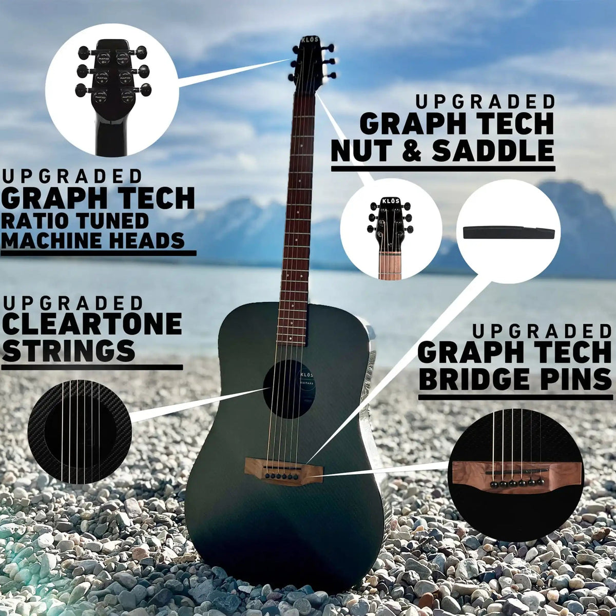 Klos-Hybrid-Deluxe-Dreadnought-Guitar1 | Terry Carter Music Store