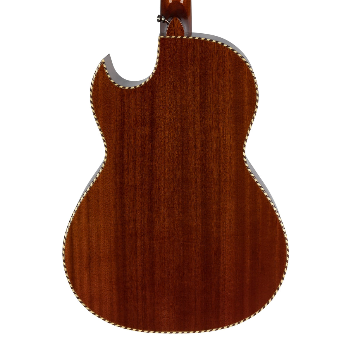 H. Jimenez LBQ2 El Músico Cutaway Bajo Quinto, back of the body showing the back and sides