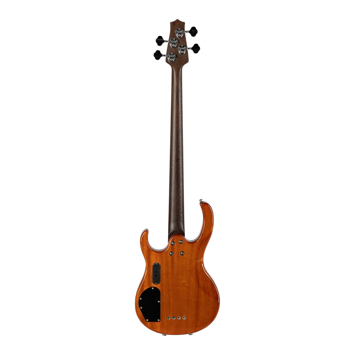 H. Jimenez LBS4-GT Camaleón 4-String Electric Bass Guitar - Gold Top, full back view from headstock to end