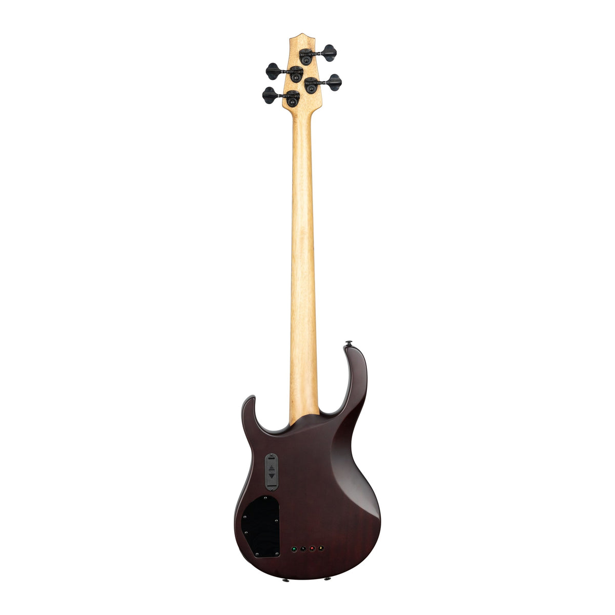 H. Jimenez LBS4-SB Camaleón 4-String Electric Bass Guitar - Spalt Burst, full back view from headstock to end