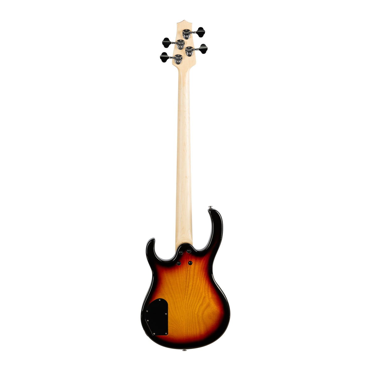 H. Jimenez LBS4-VB Camaleón 4-String Electric Bass Guitar - Vintage Burst, full back view from headstock to end
