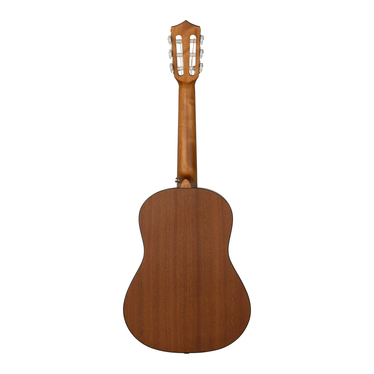 H. Jimenez LG50 Educativo 1/2 Size Nylon String Guitar, full back view from headstock to end