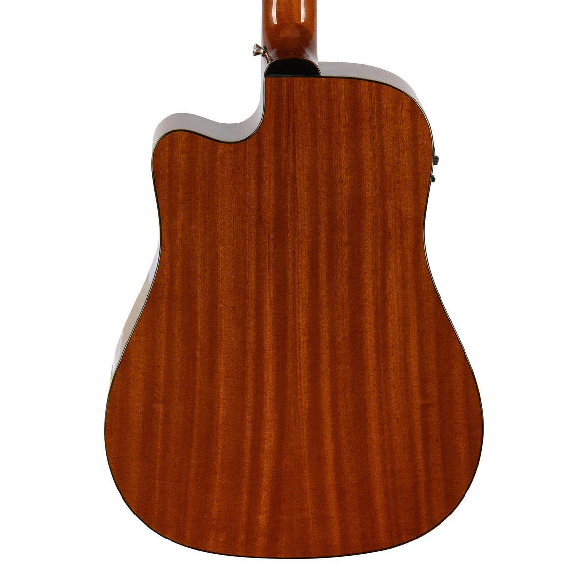 H. Jimenez LGD1-CENM Guitarra Doble 12-String Cutaway Acoustic Electric Guitar - Natural Mahogany, back of the body showing the back and sides