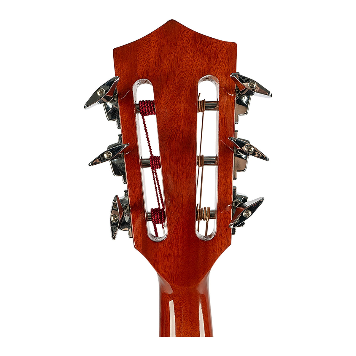 H. Jimenez LGTN2 Student Guitarrón, headstock back with tuners