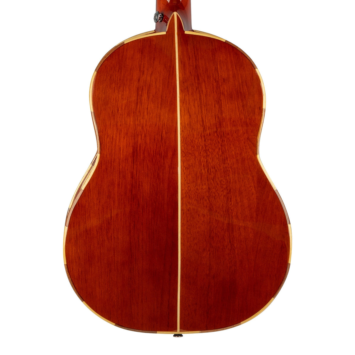 H. Jimenez LV2 Quetzal Student Vihuela, back of the body showing the back and sides