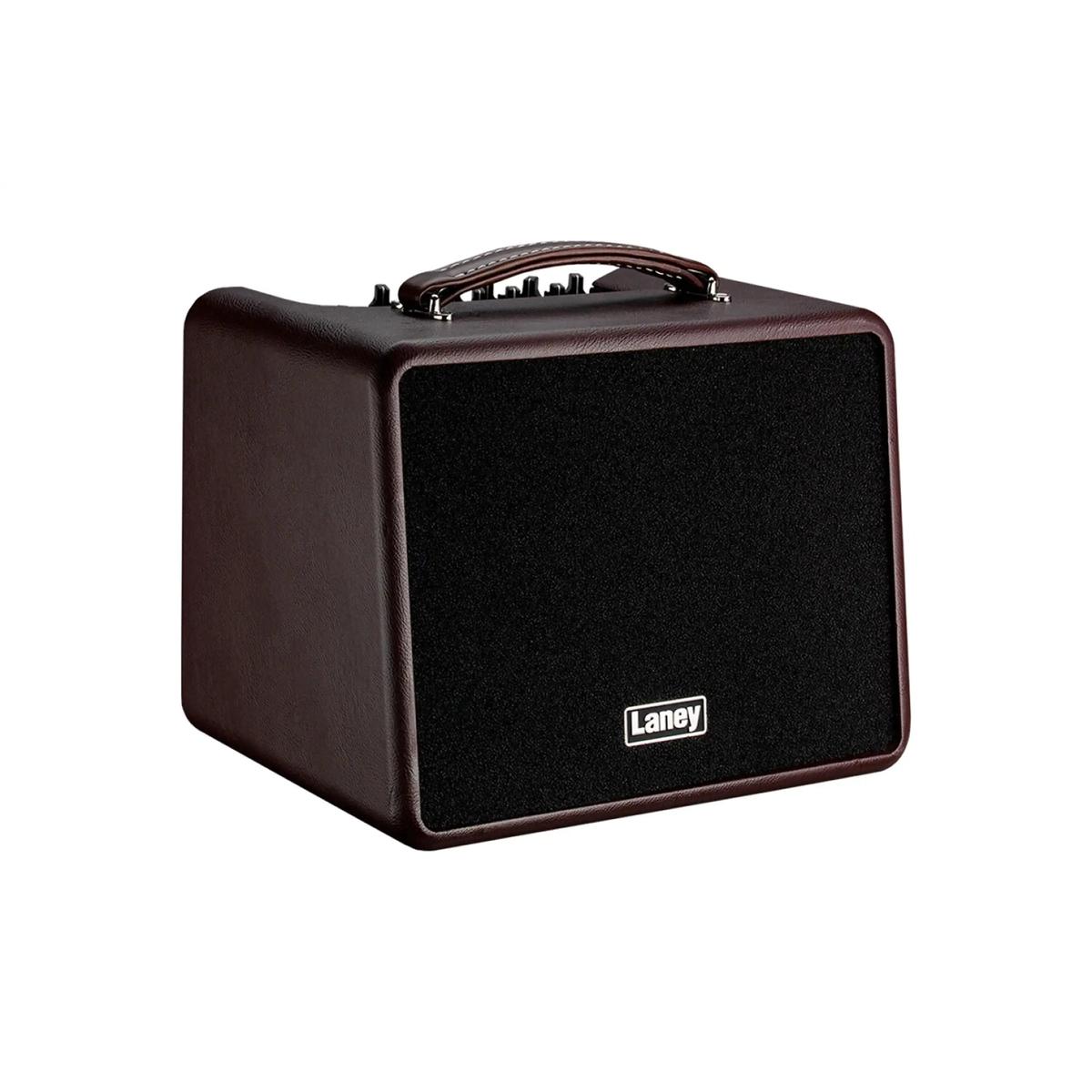 Laney A-Solo 60W acoustic guitar amplifier, angled side view