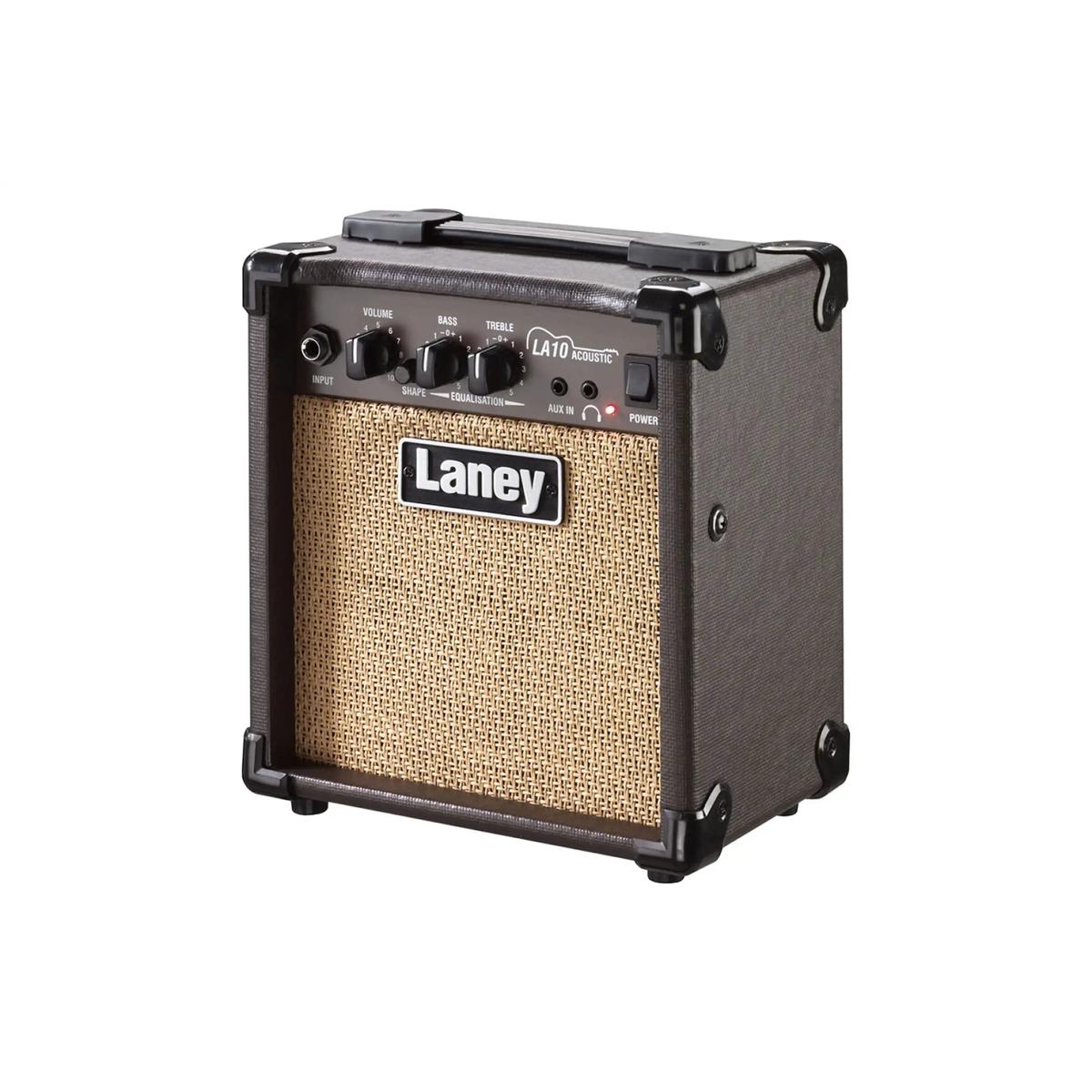 Laney LA10 10W acoustic guitar combo amp, angled view from the right