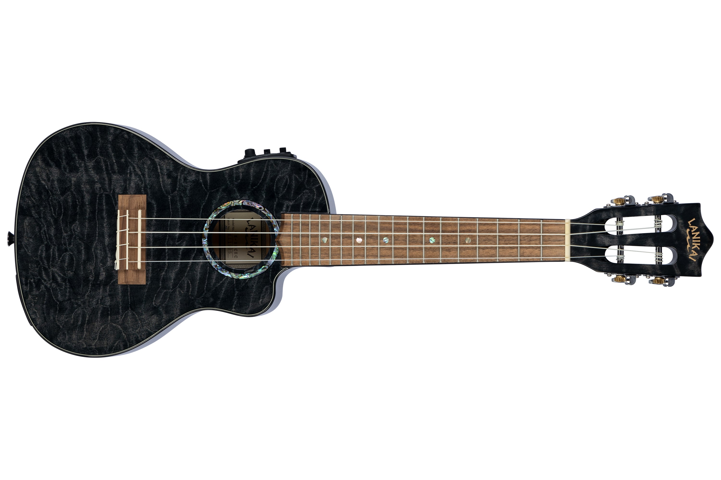 Lanikai Black Maple Concert Ukulele - Terry Carter Music Store