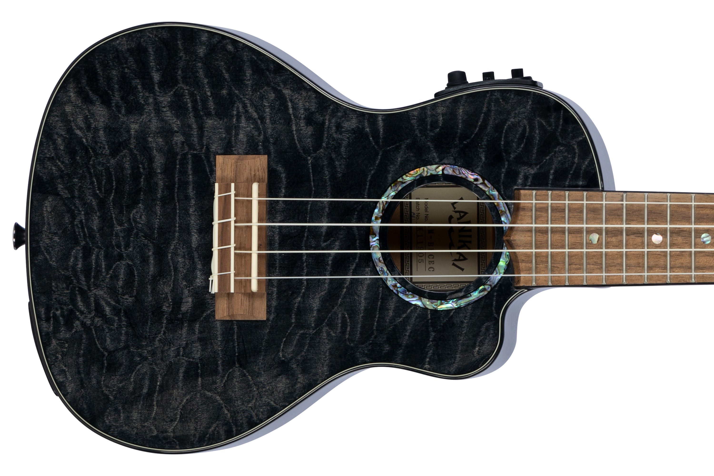 Lanikai Black Maple Concert Ukulele - Terry Carter Music Store