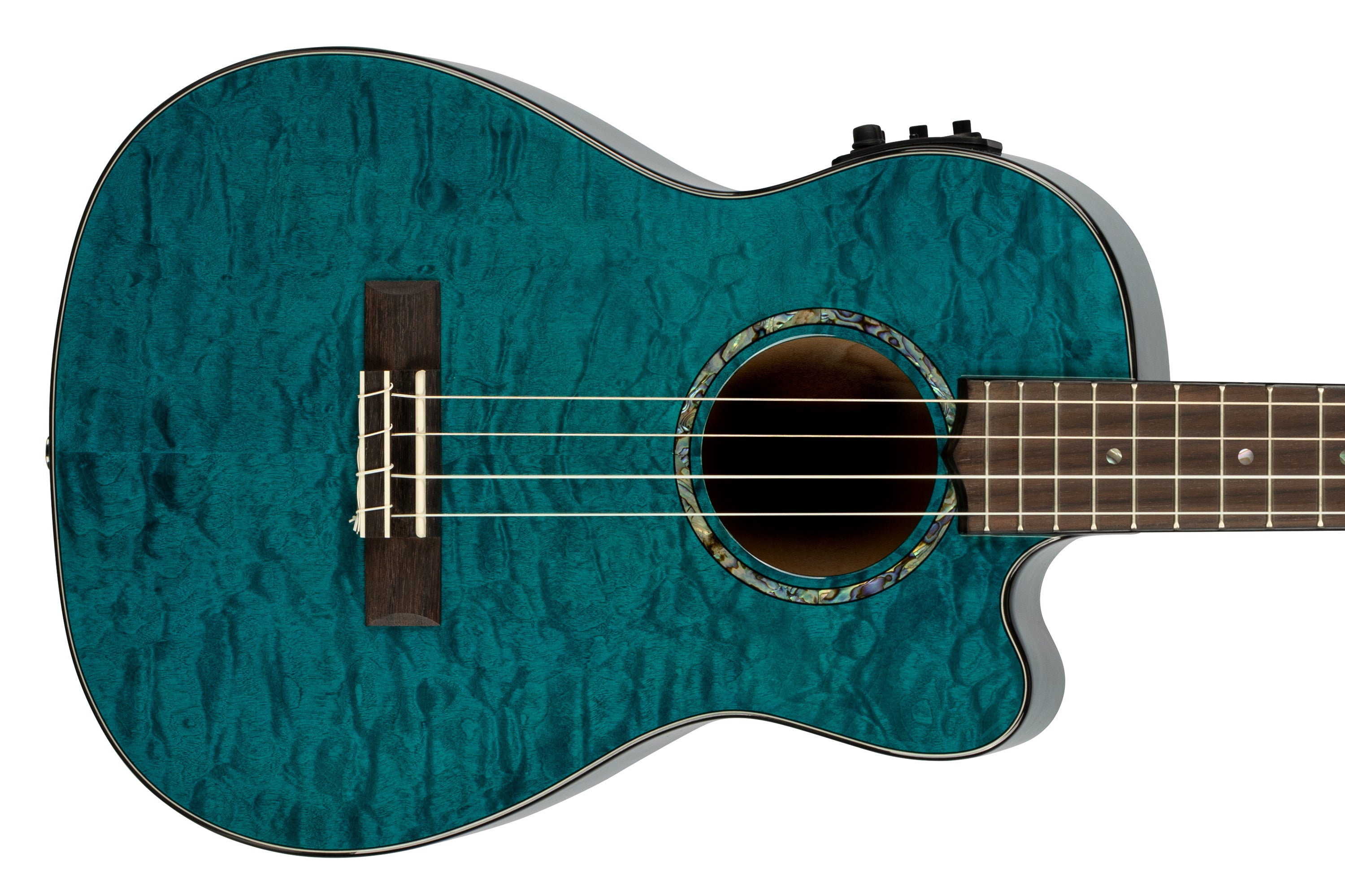 Lanikai Blue Maple Baritone Ukulele