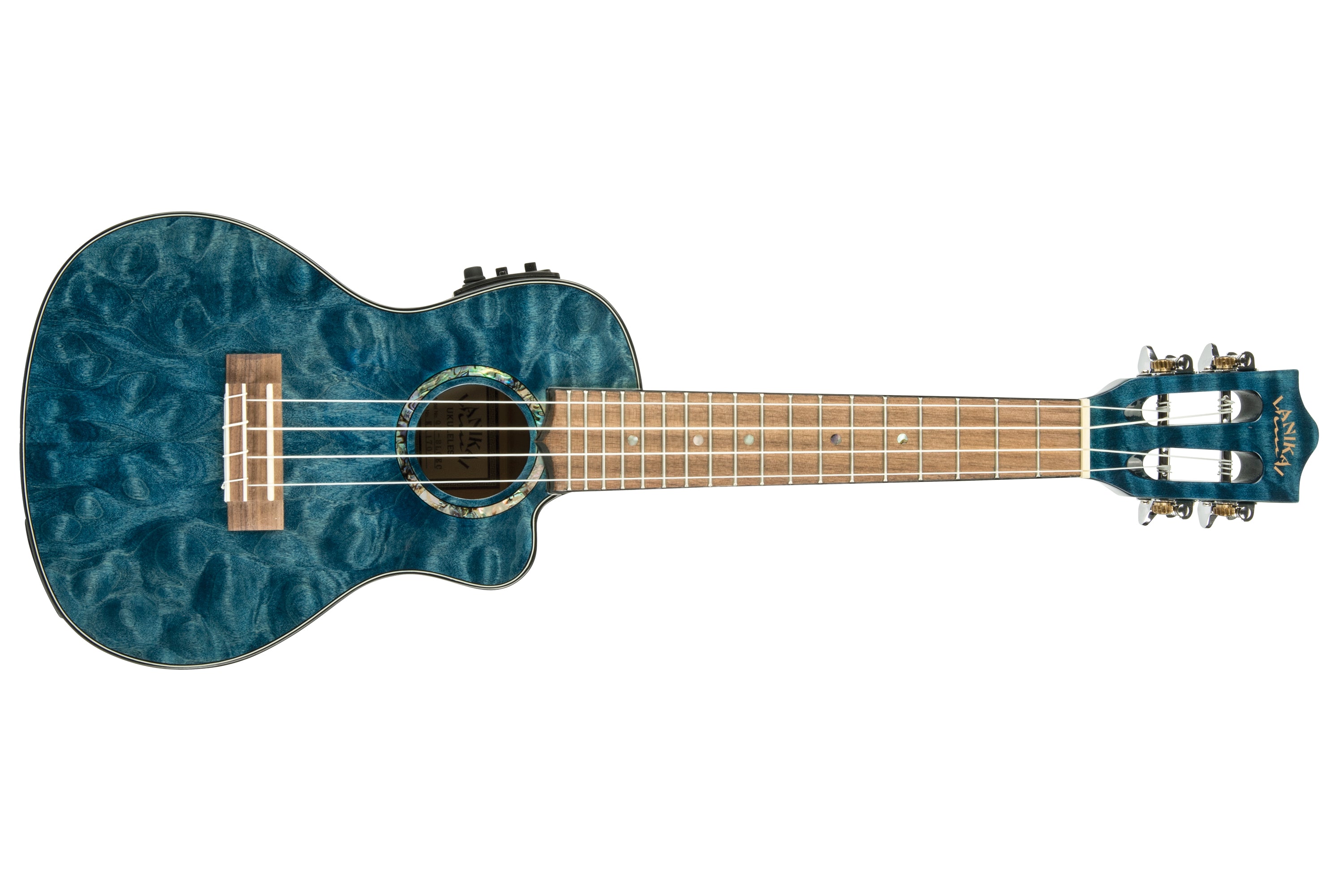 Lanikai Blue Maple Concert Ukulele