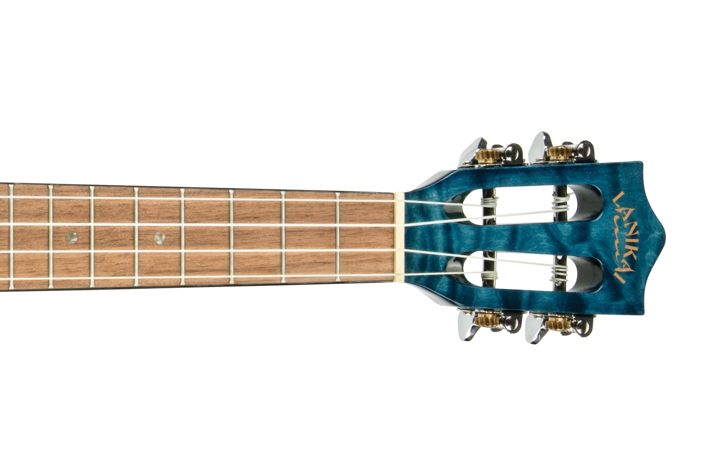 Lanikai Blue Quilted Maple Tenor Ukulele - Terry Carter Music Store