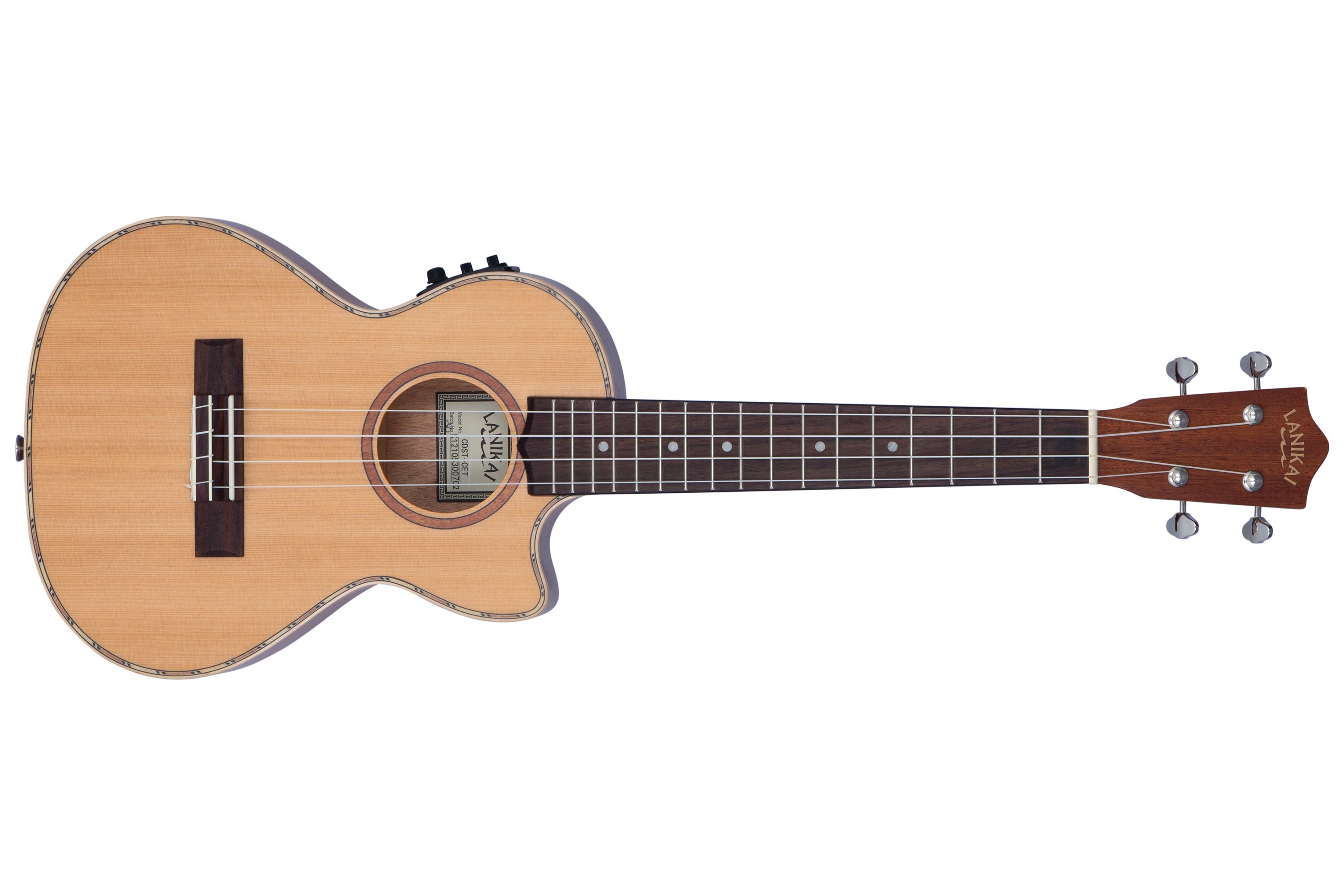 Lanikai Cedar Top Tenor Ukulele with Pickup