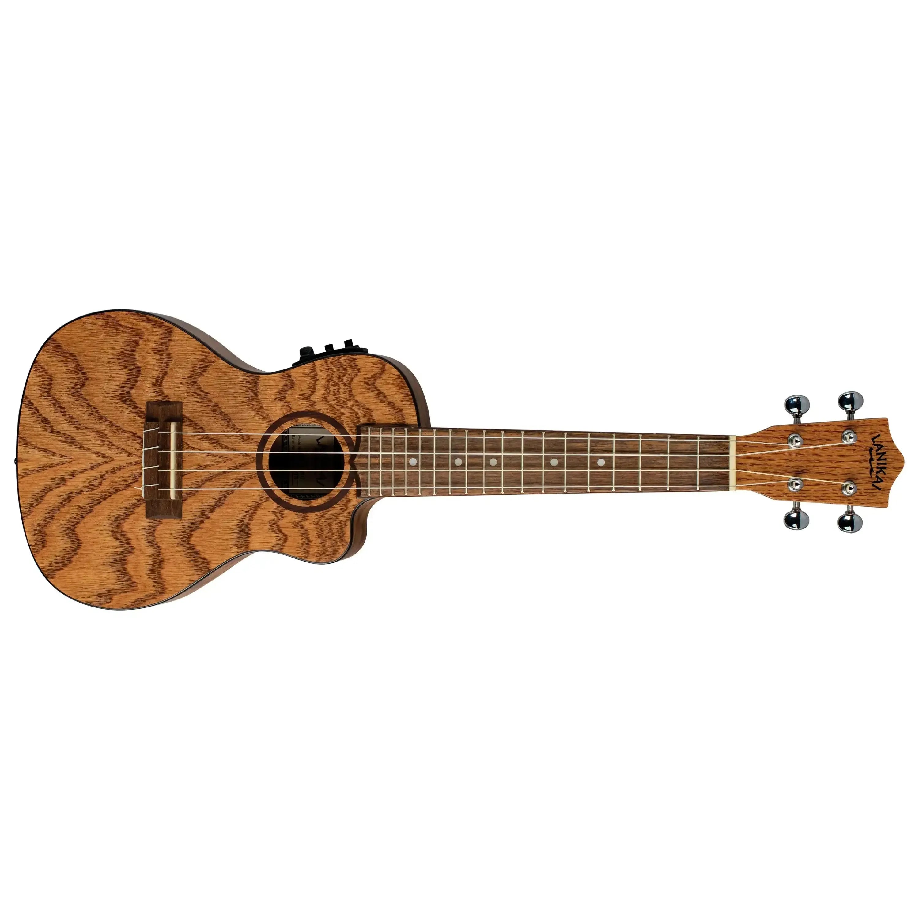 Lanikai-Oak-Concert-Ukulele-with-Pickup4 | Terry Carter Music Store