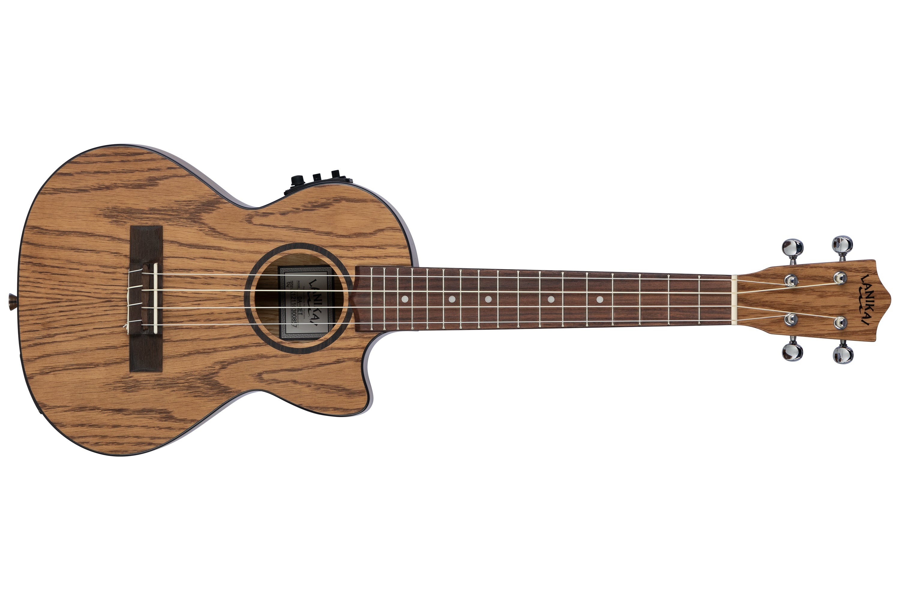 Lanikai Oak Tenor Ukulele with Pickup