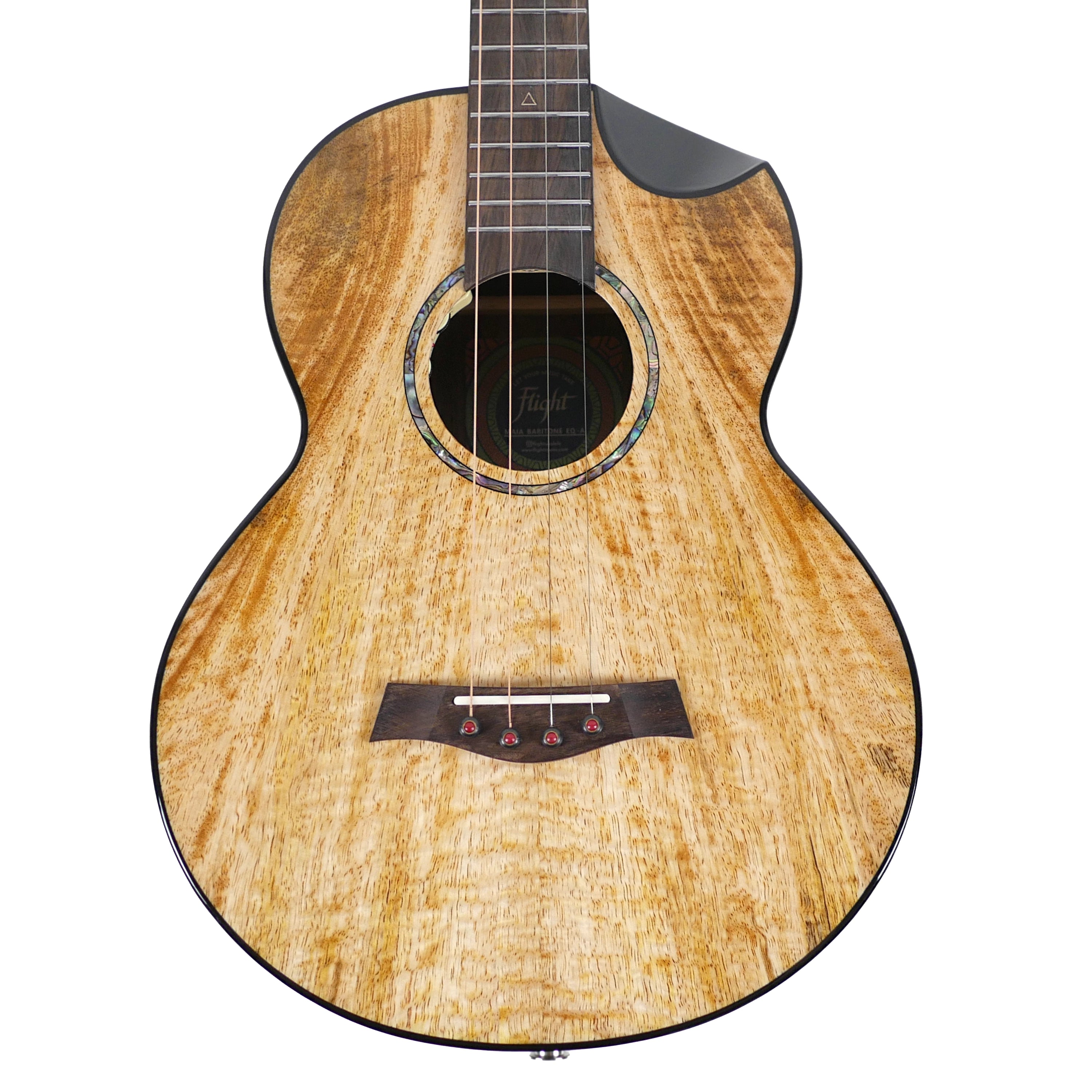 Flight Maia EQ-A Mango Top Baritone Ukulele