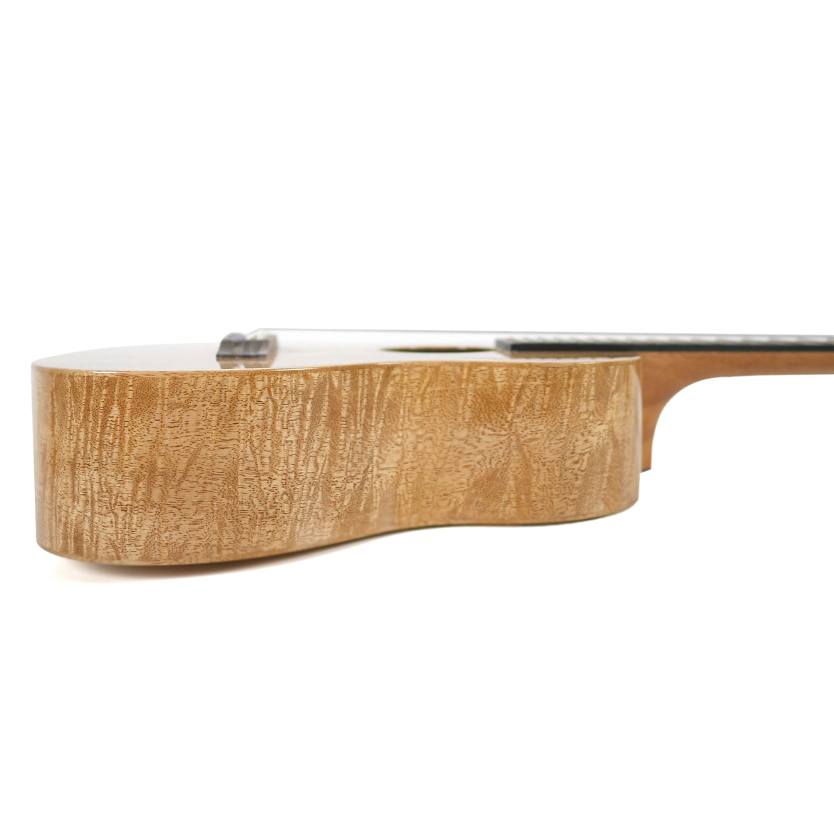 Side profile highlights the solid mango sides and glossy finish of the Pono MGTD.