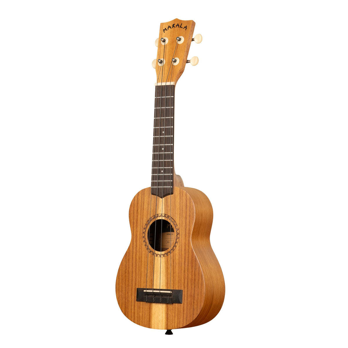 Makala Acacia Soprano ukulele turned to the left
