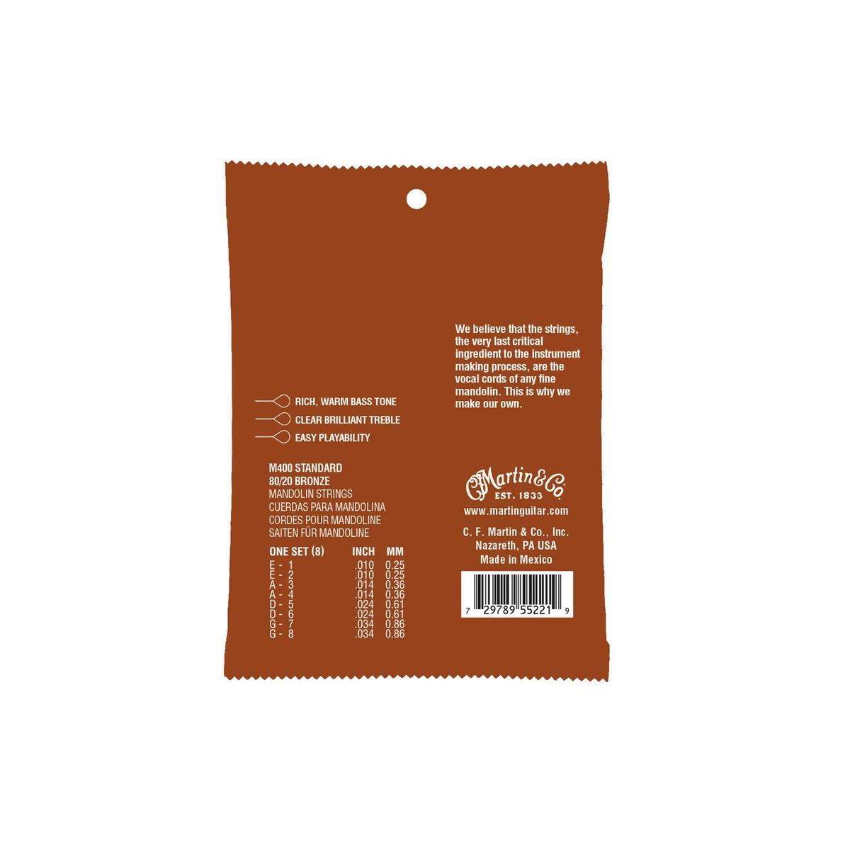 Martin-M400-Mandolin-Strings-2 | Terry Carter Music Store