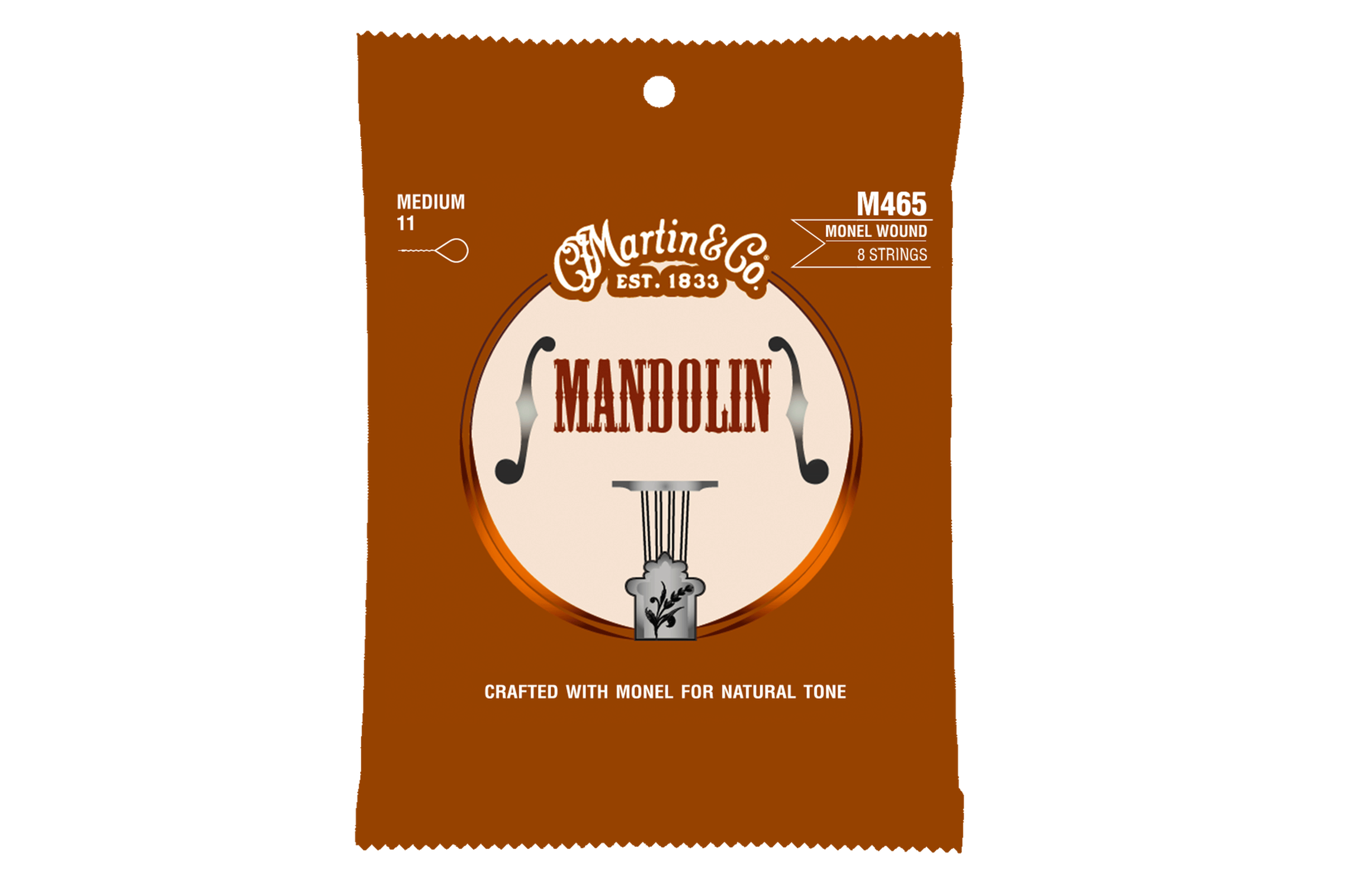 Martin M465 Retro Monel Mandolin Strings - .010-.034 Medium