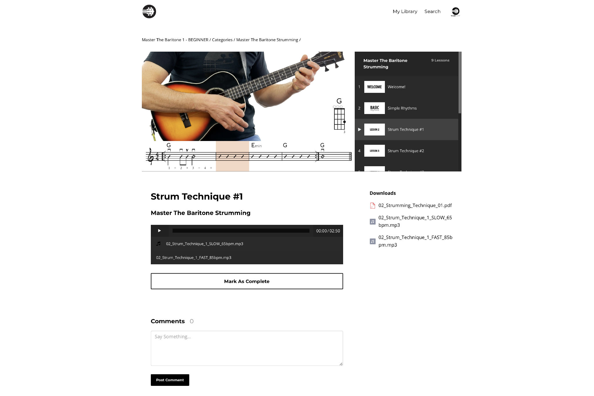 Master The Baritone Course - Uke Like The Pros