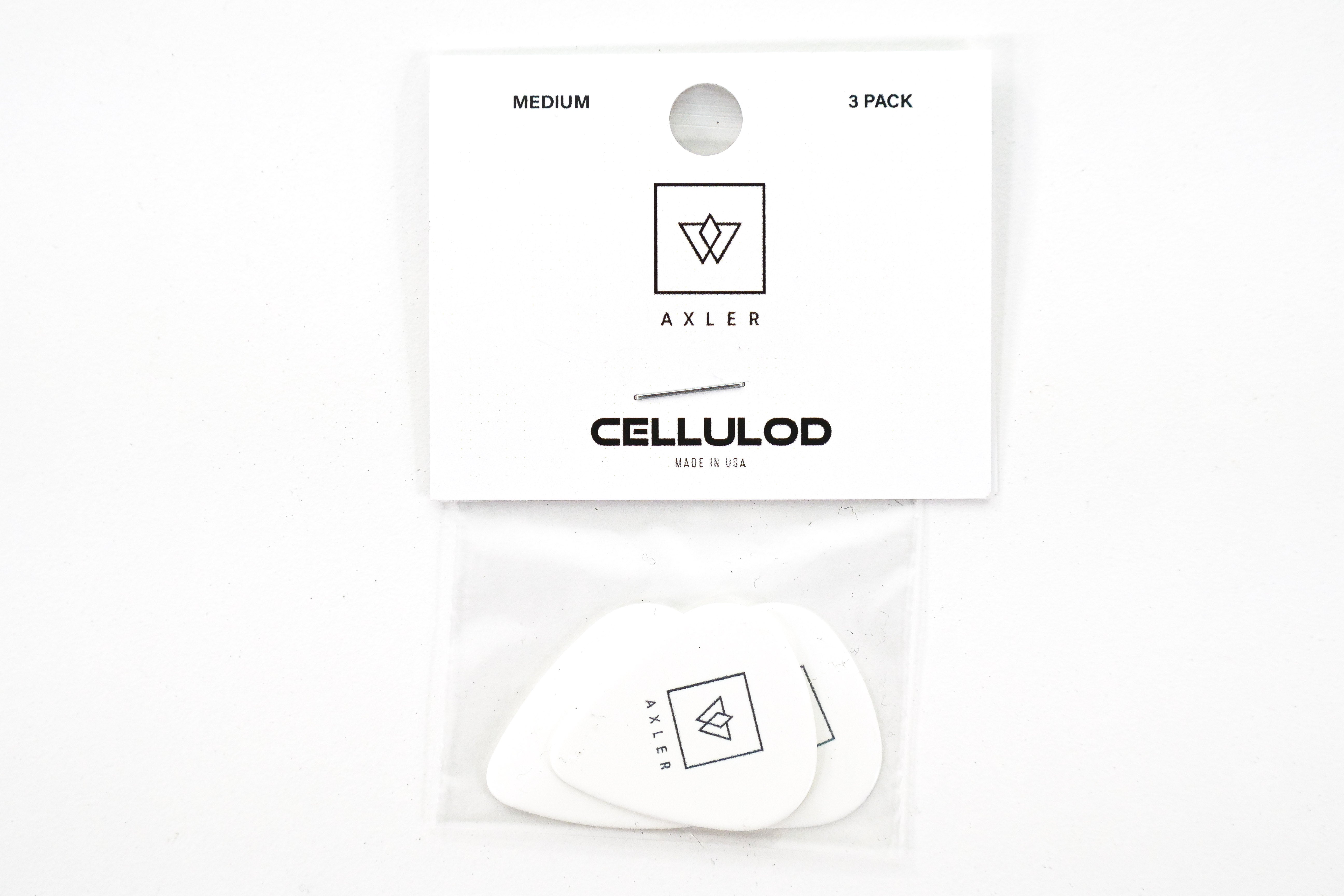 Vosta Medium Celluloid White Picks