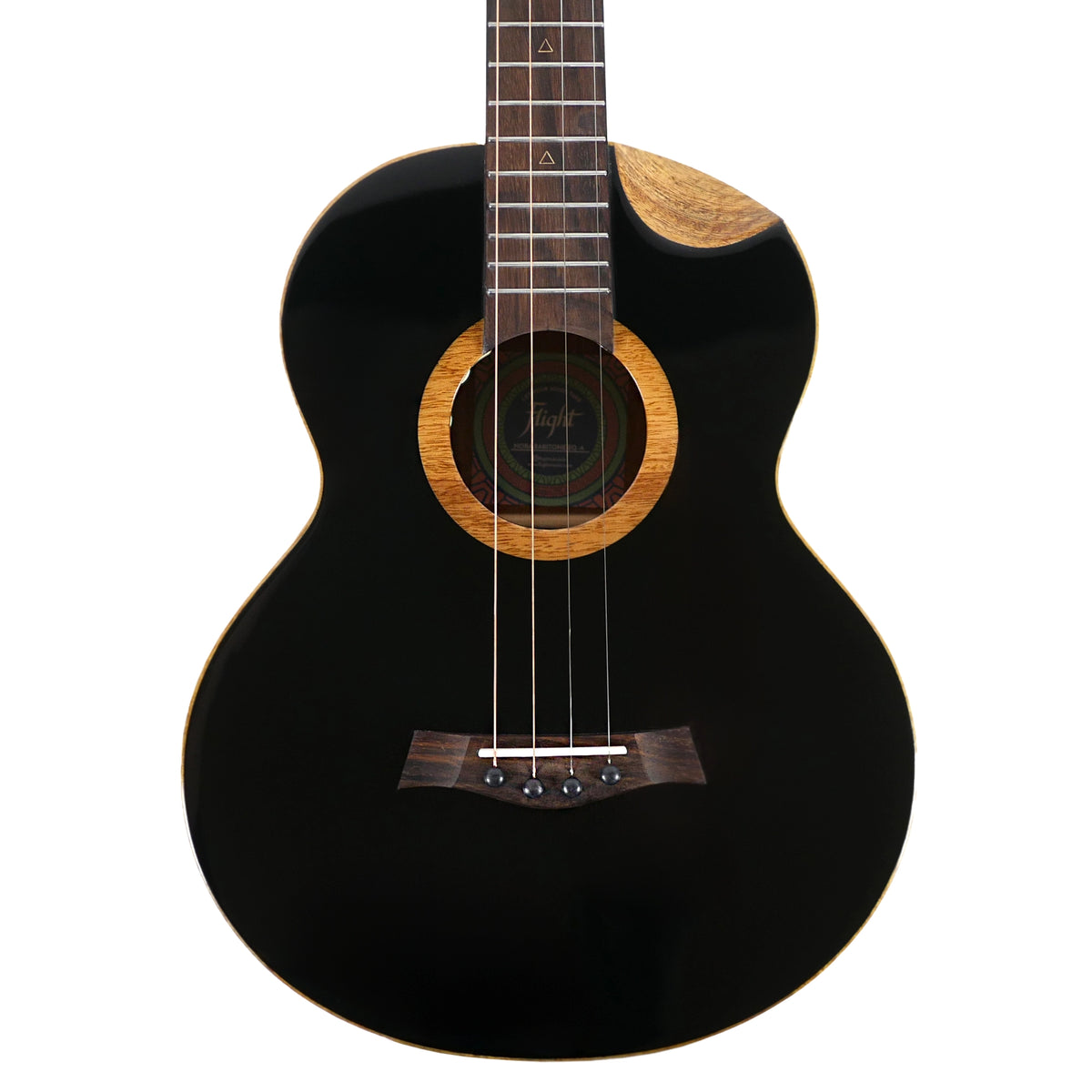 Flight Nora EQ-A Solid Sitka Spruce Top Baritone Ukulele w/ Pickup