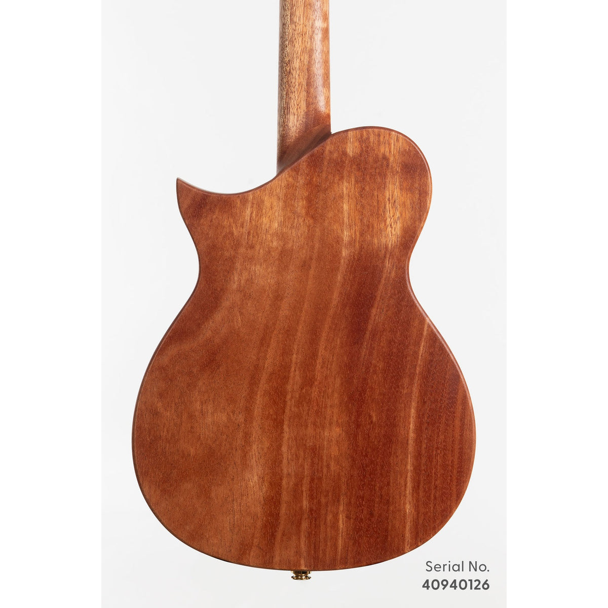 Kala NS-KOA-B Revelator Nautilus Hawaiian Koa Baritone Ukulele - Serial NS-KOA-B-40940126, back view