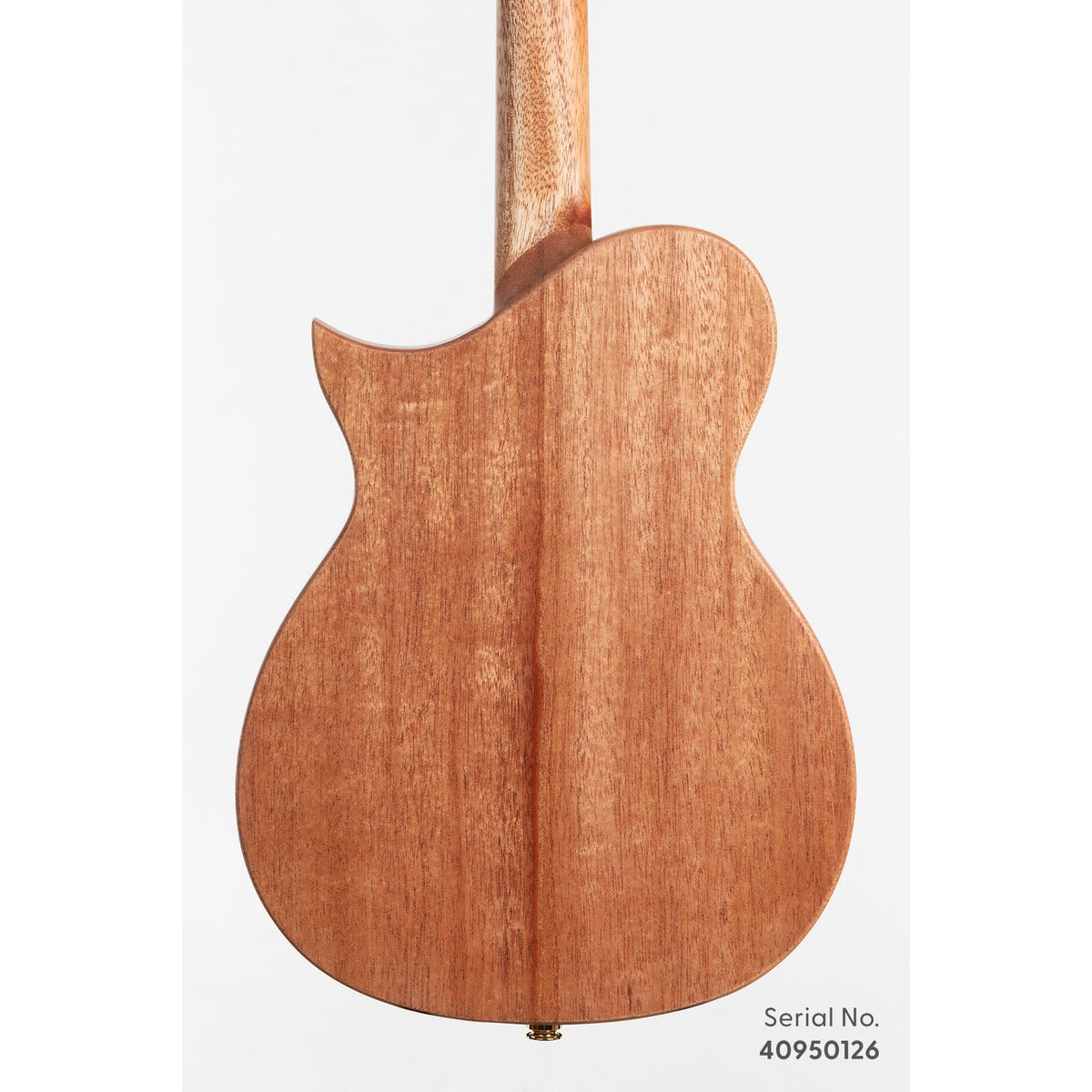 Kala NS-KOA-B Revelator Nautilus Hawaiian Koa Baritone Ukulele - Serial NS-KOA-B-40950126, back view