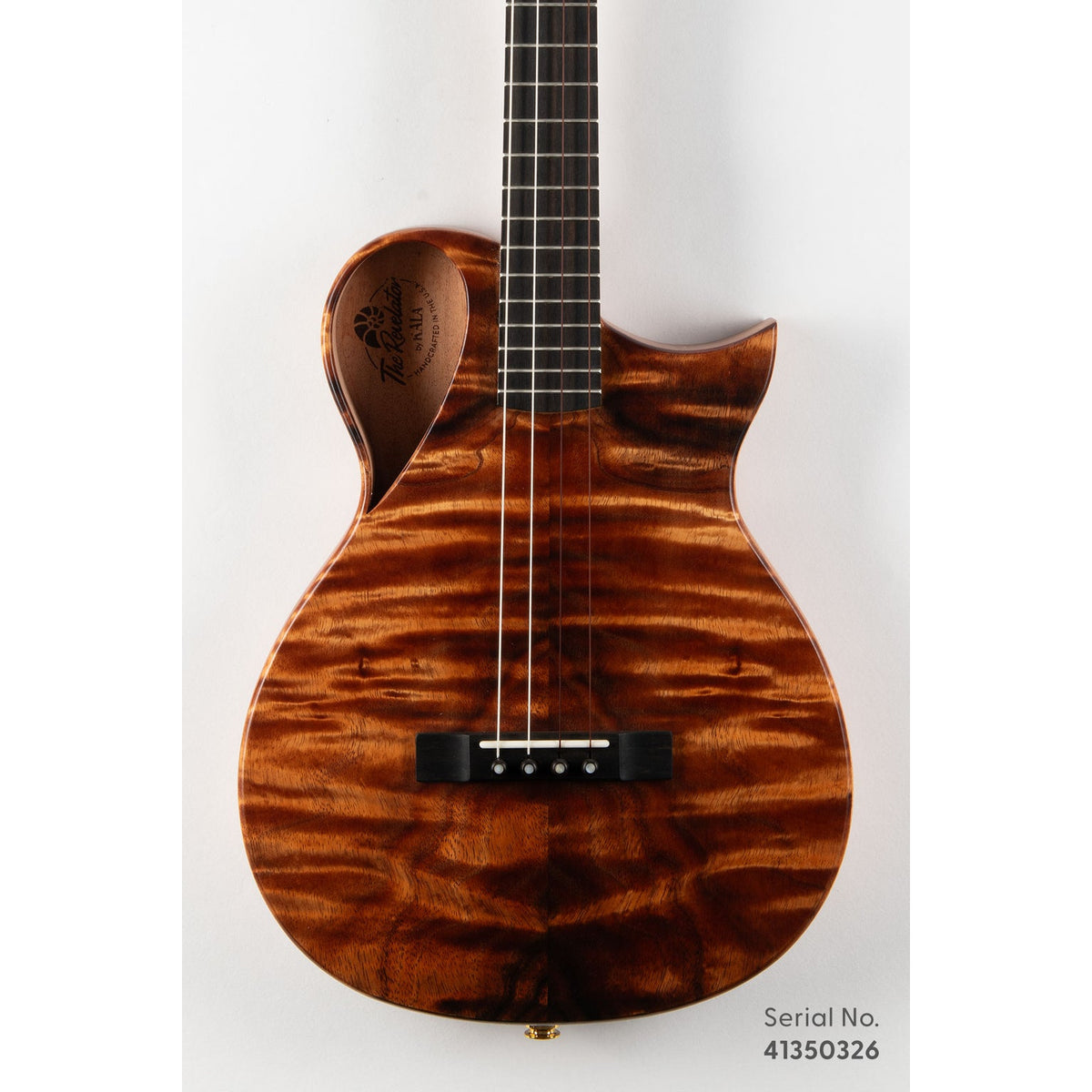 Kala NS-KOA-B Revelator Nautilus Hawaiian Koa Baritone Ukulele - Serial NS-KOA-B-41350326, front view