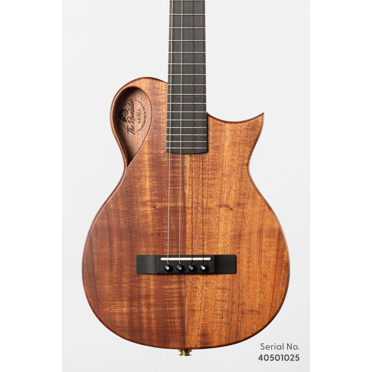 Kala NS-KOA-T Revelator Nautilus Hawaiian Koa Tenor Ukulele - Serial NS-KOA-T-40501025, front view