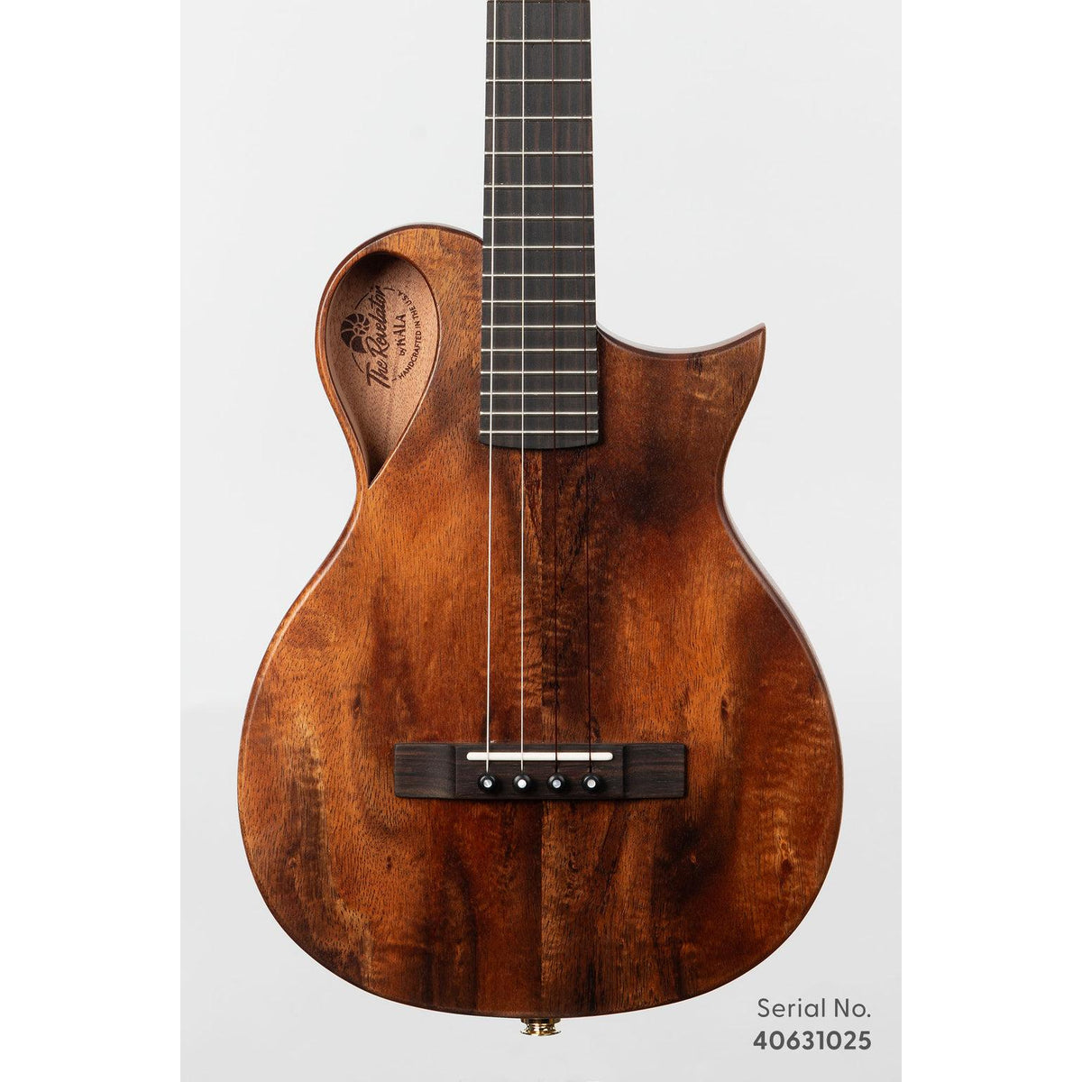 Kala NS-KOA-T Revelator Nautilus Hawaiian Koa Tenor Ukulele - Serial NS-KOA-T-40631025, front view