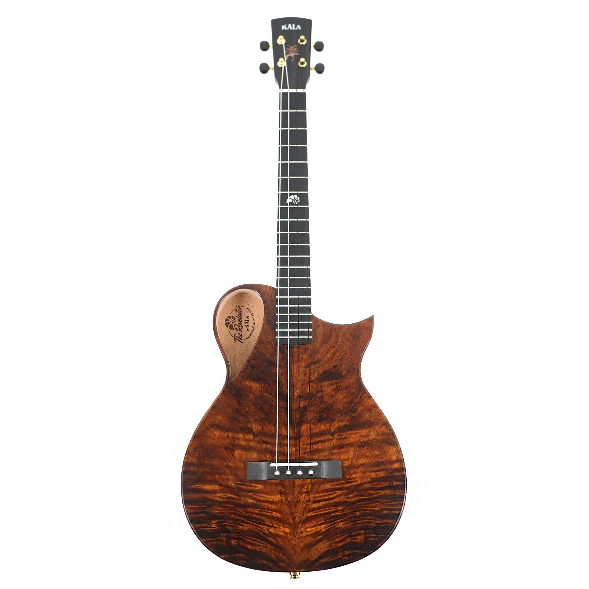 Kala NS-KOA-B Revelator Nautilus Hawaiian Koa Baritone Ukulele w/ Pickup