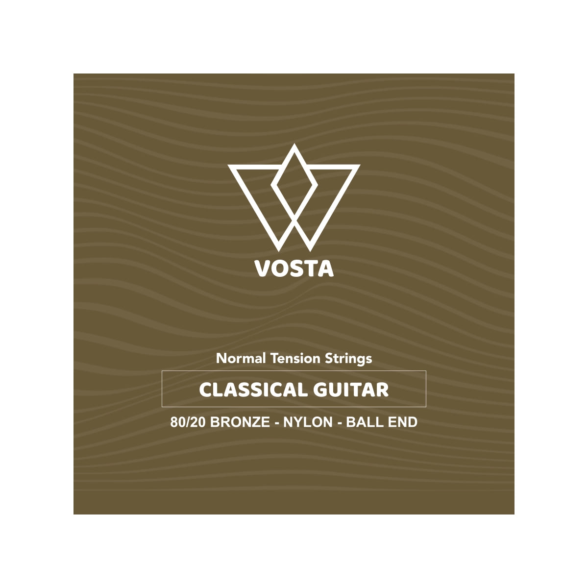 Vosta Normal Nylon 80/20 Bronze Classical Guitar Strings