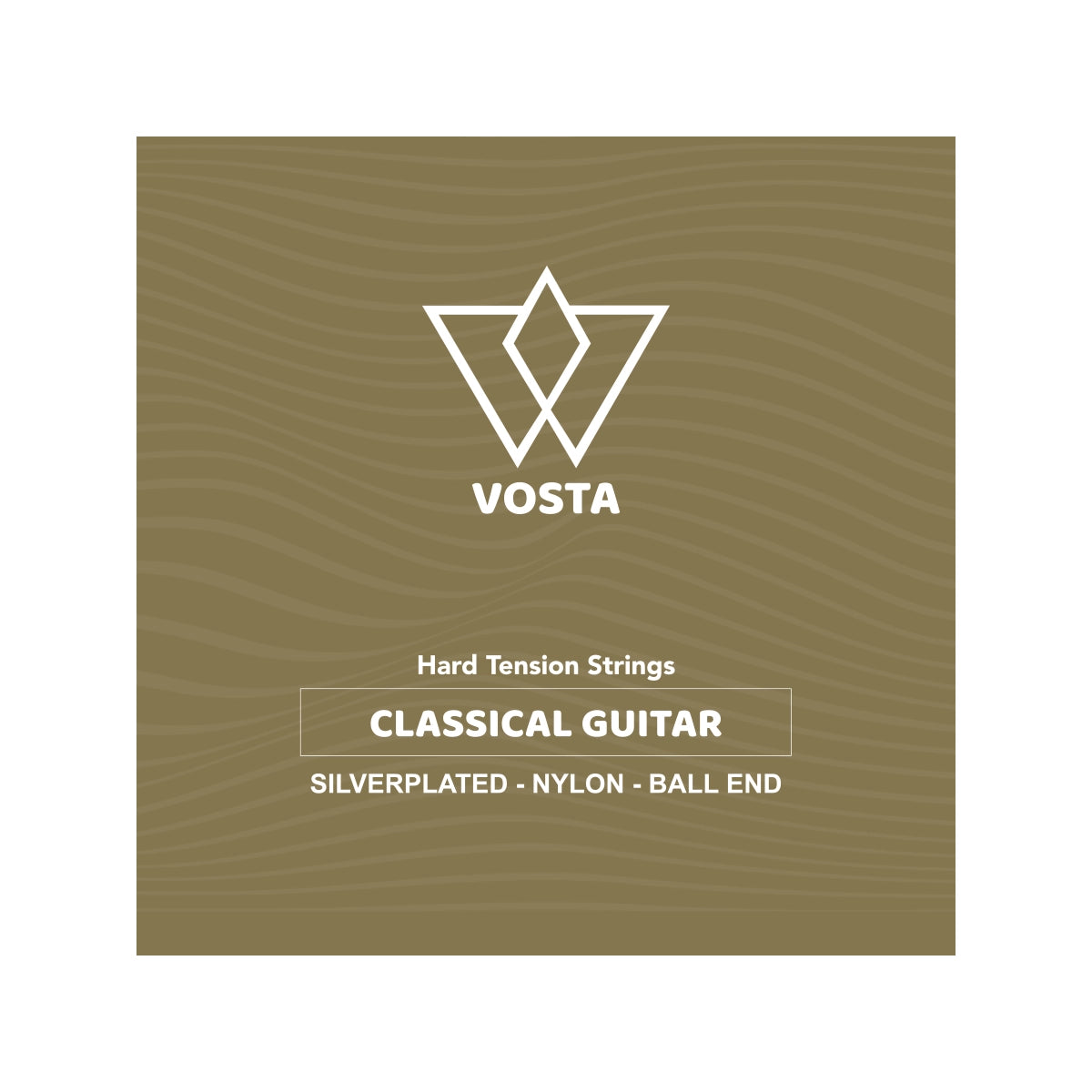 Vosta Hard Silverplated Nylon Classical Guitar Strings