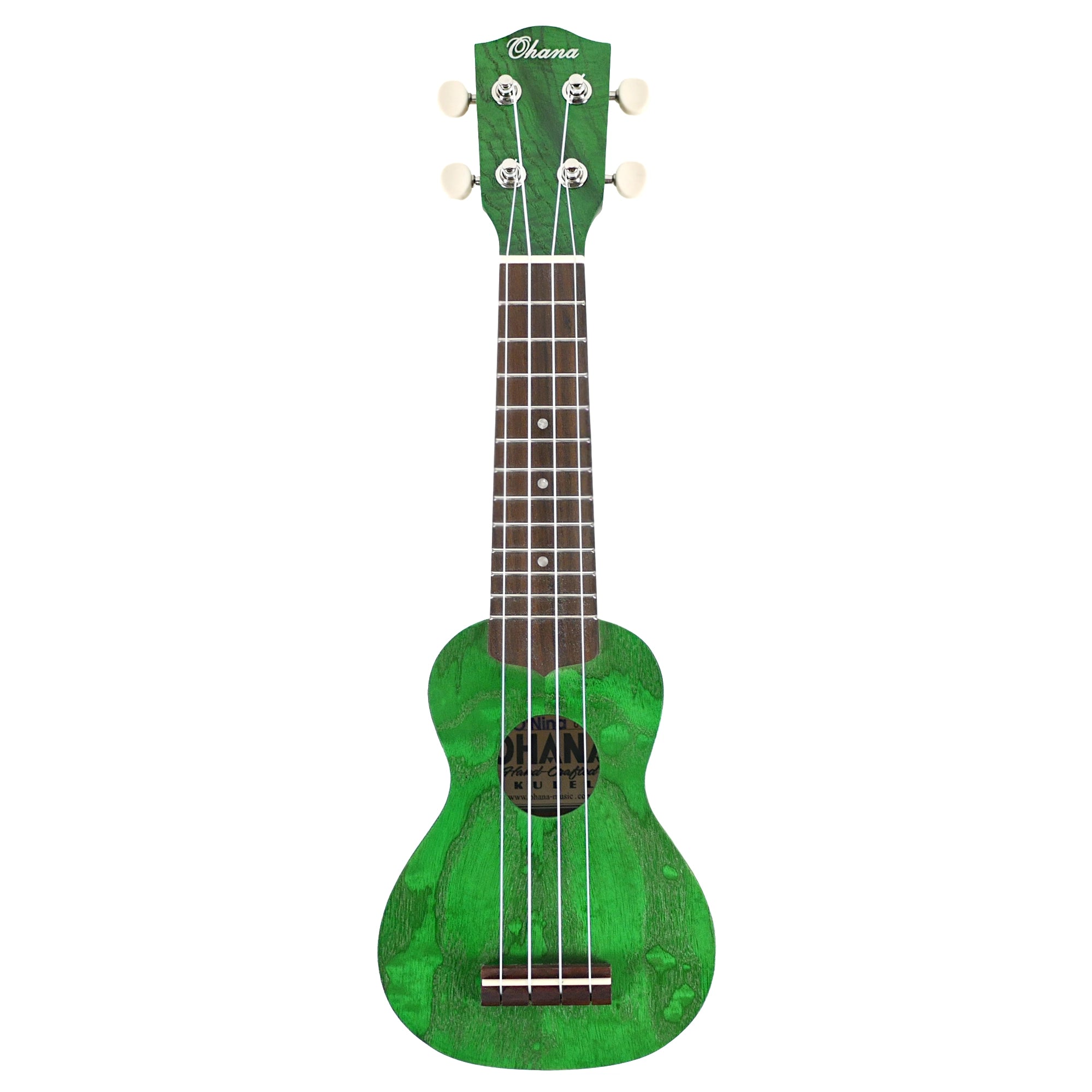 Ohana O'Nina Green Sopranissimo Ukulele