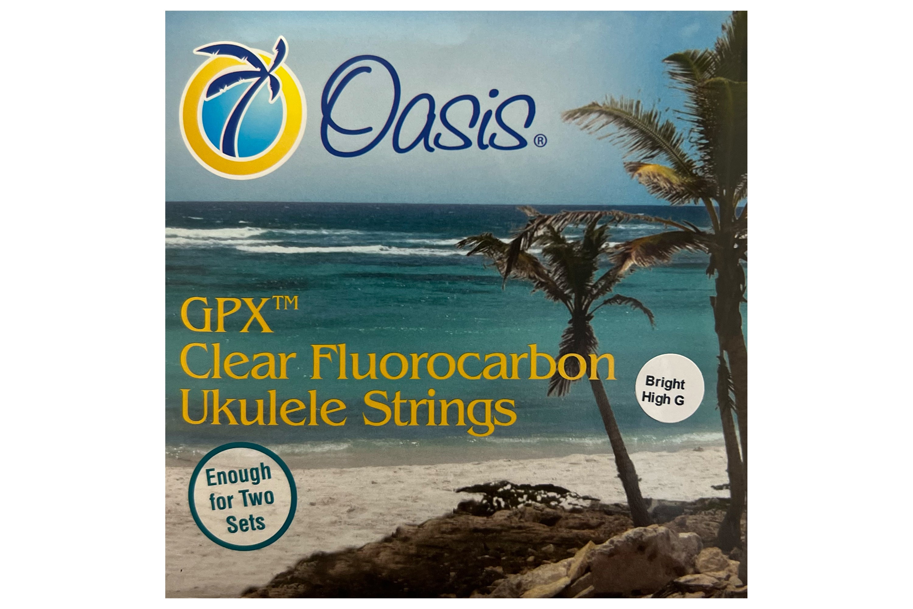 Oasis GPX Clear Fluorocarbon Tenor Ukulele Strings Bright UKE-8000 High G
