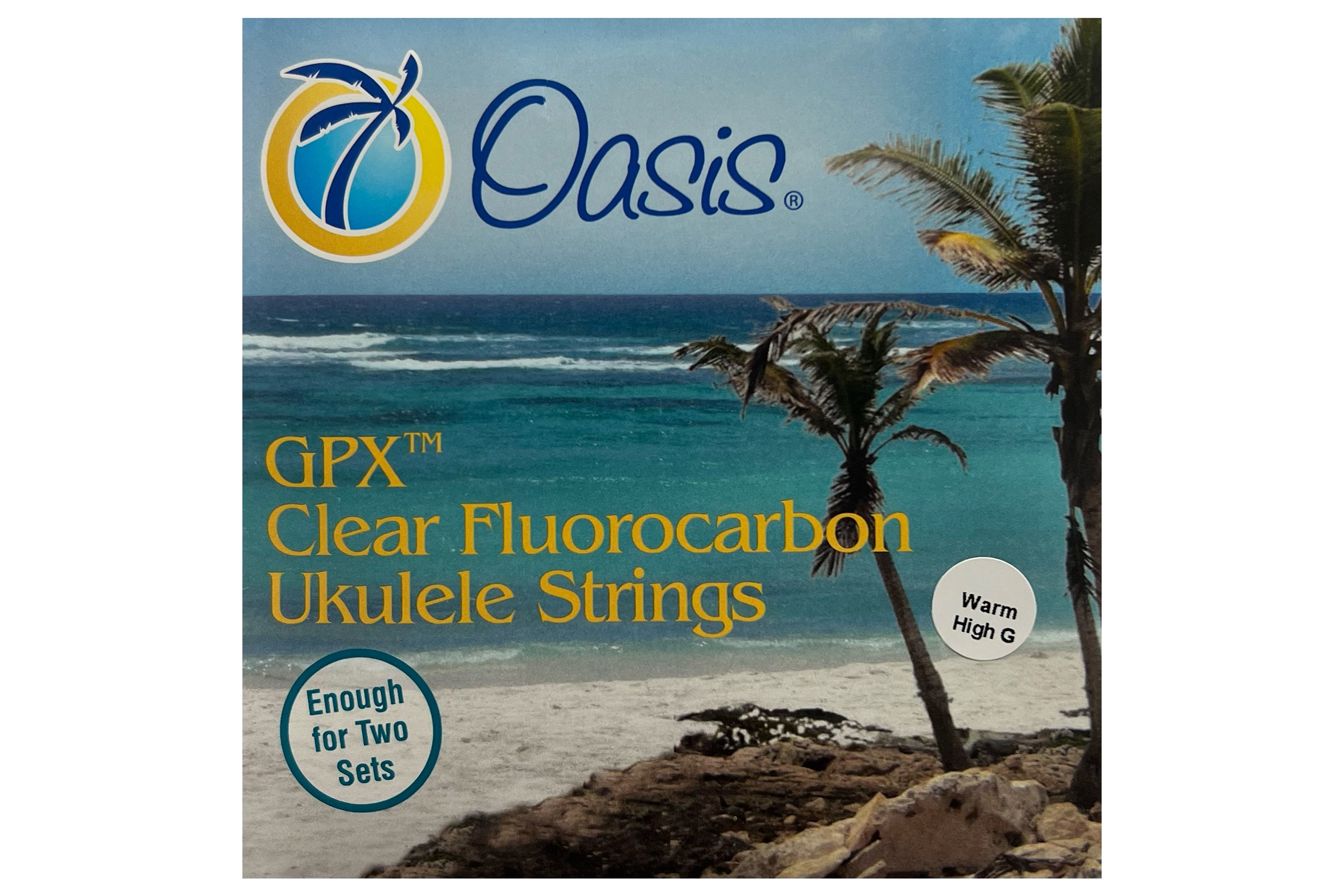 Oasis GPX Clear Fluorocarbon Tenor Ukulele Strings Warm UKE-8100 High G