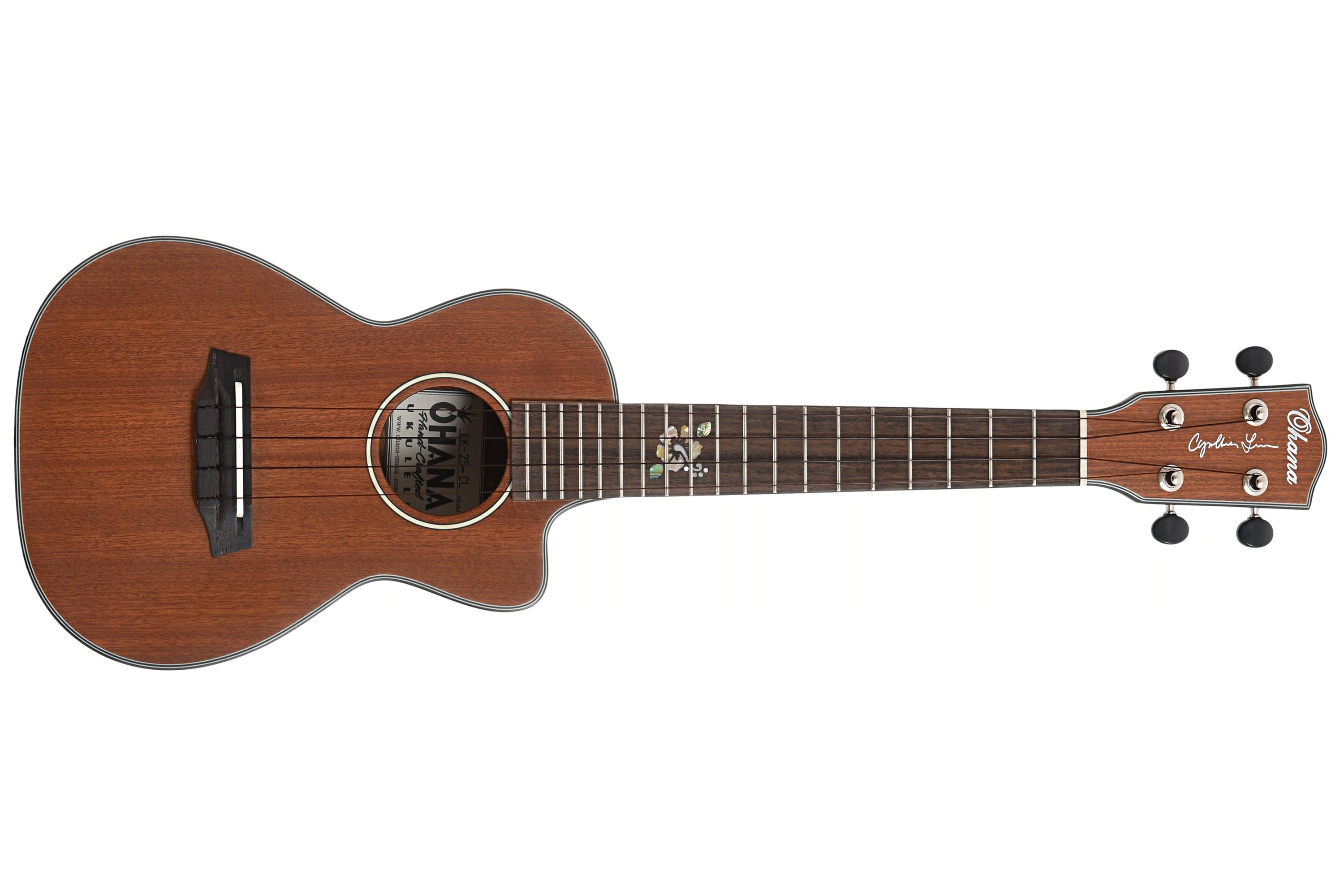 Ohana CK-25C-CL Cynthia Lin Concert Ukulele