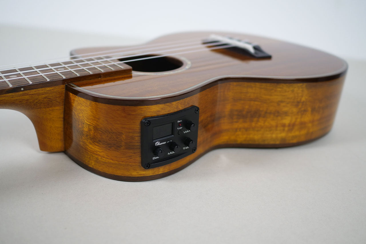 Ohana TK-35GCE Solid Acacia Tenor Ukulele