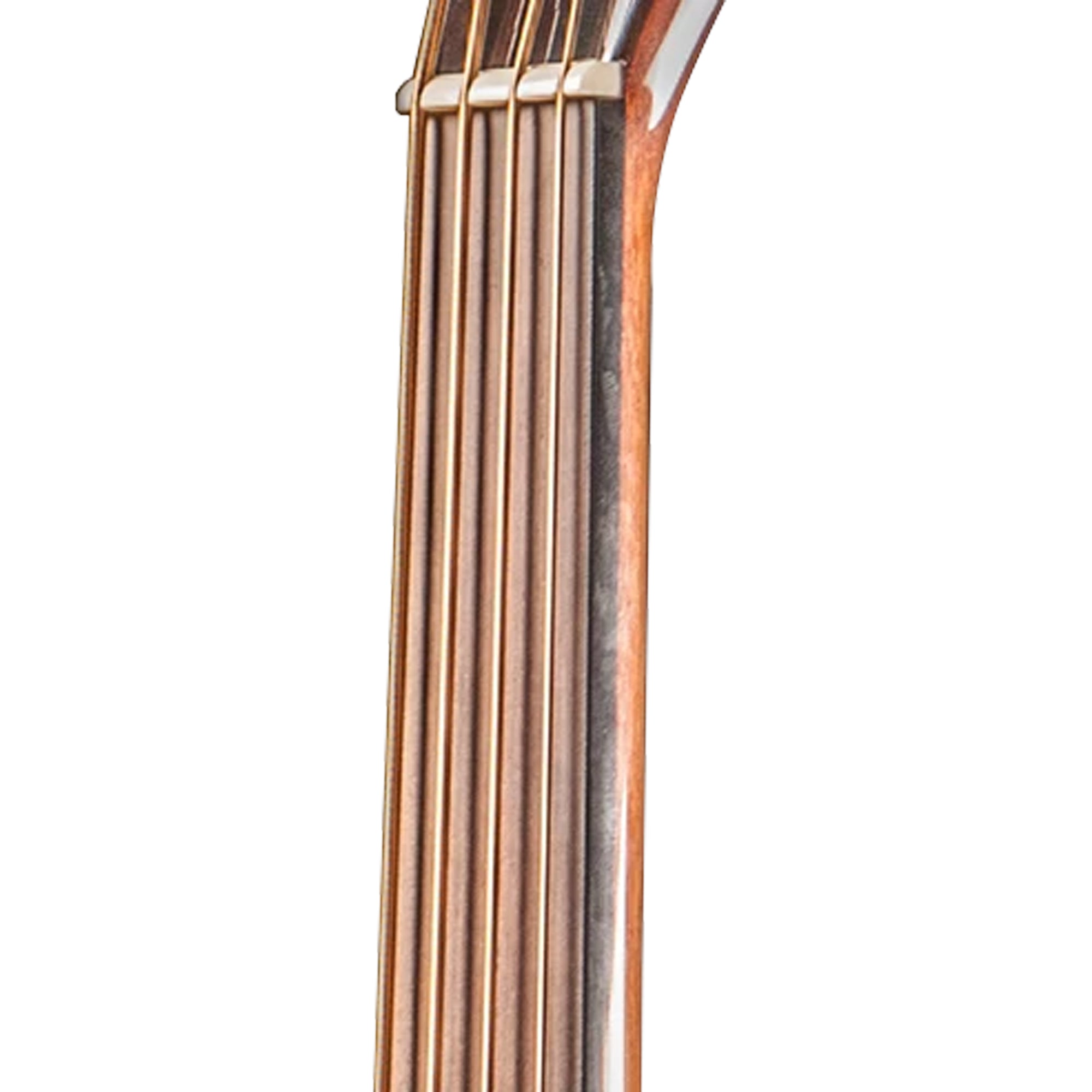 Close-up of the neck of a Ohana OBU-22FL, showing the side profile