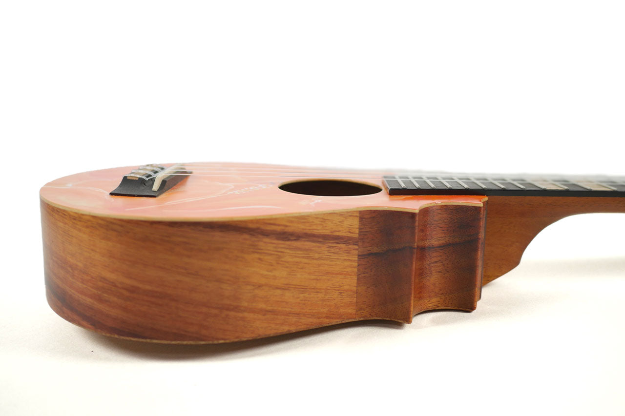 UKeSA Orange 'One Of A Pine' Tenor Ukulele