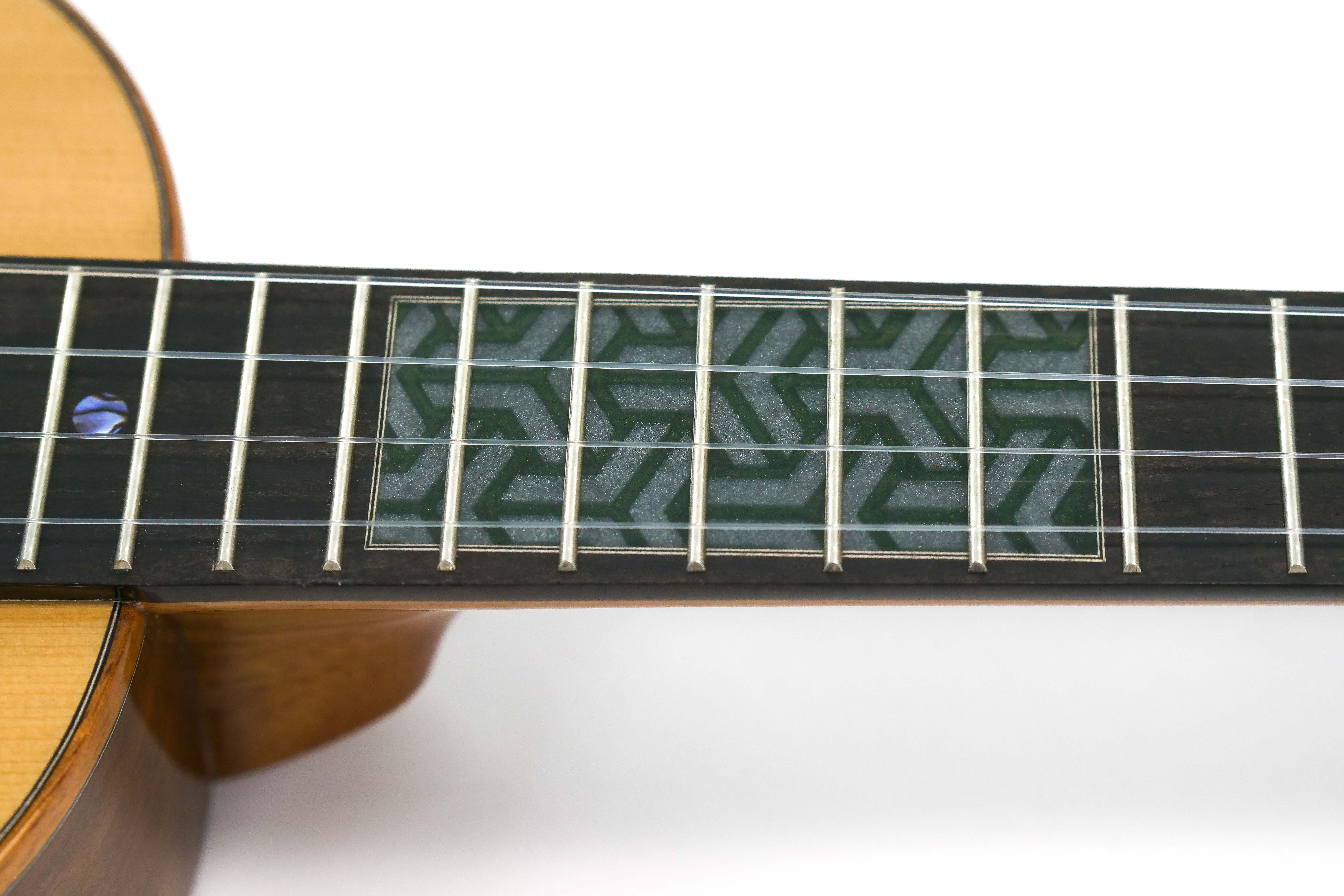 inlay on fretboard