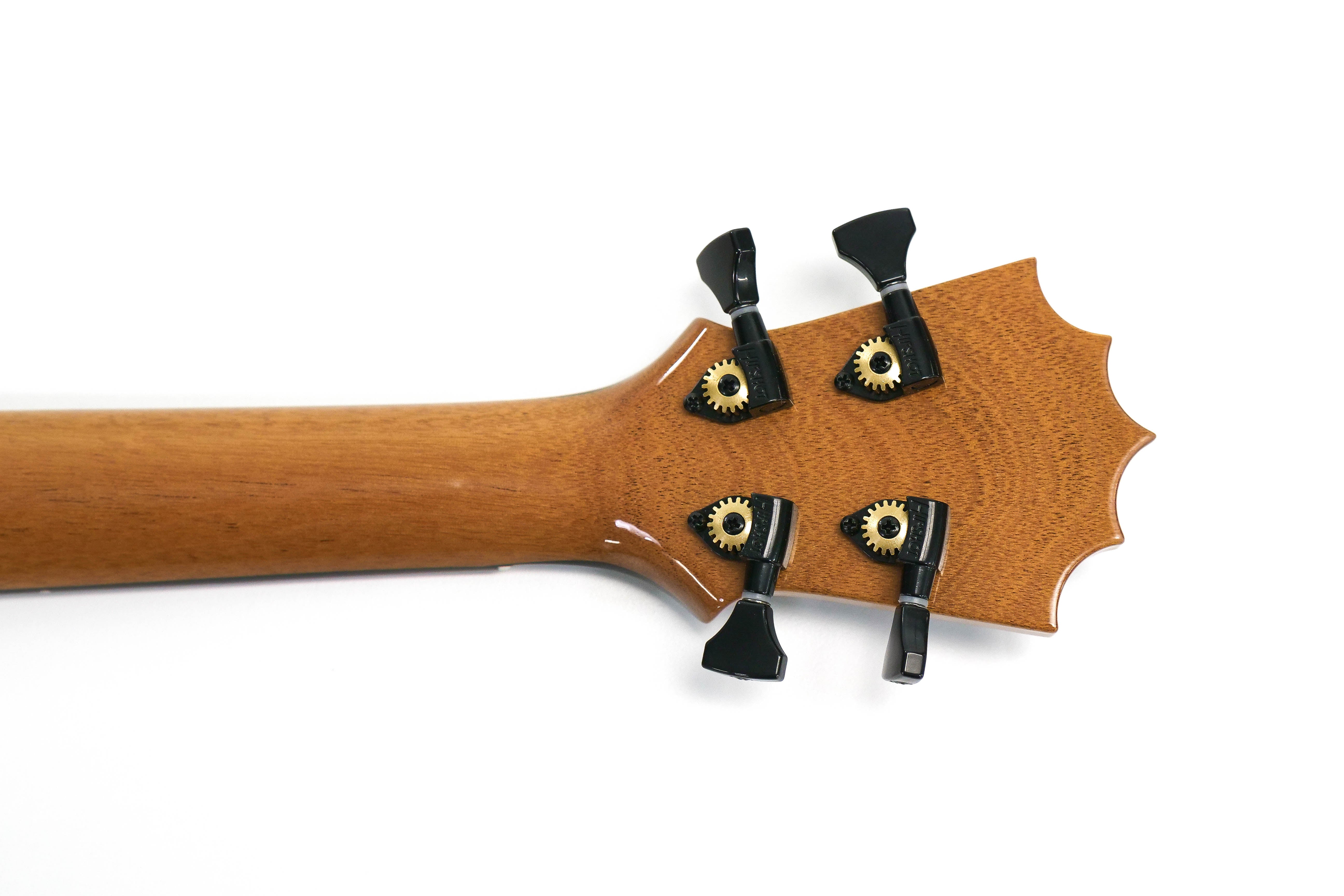 tuners on back of headstock