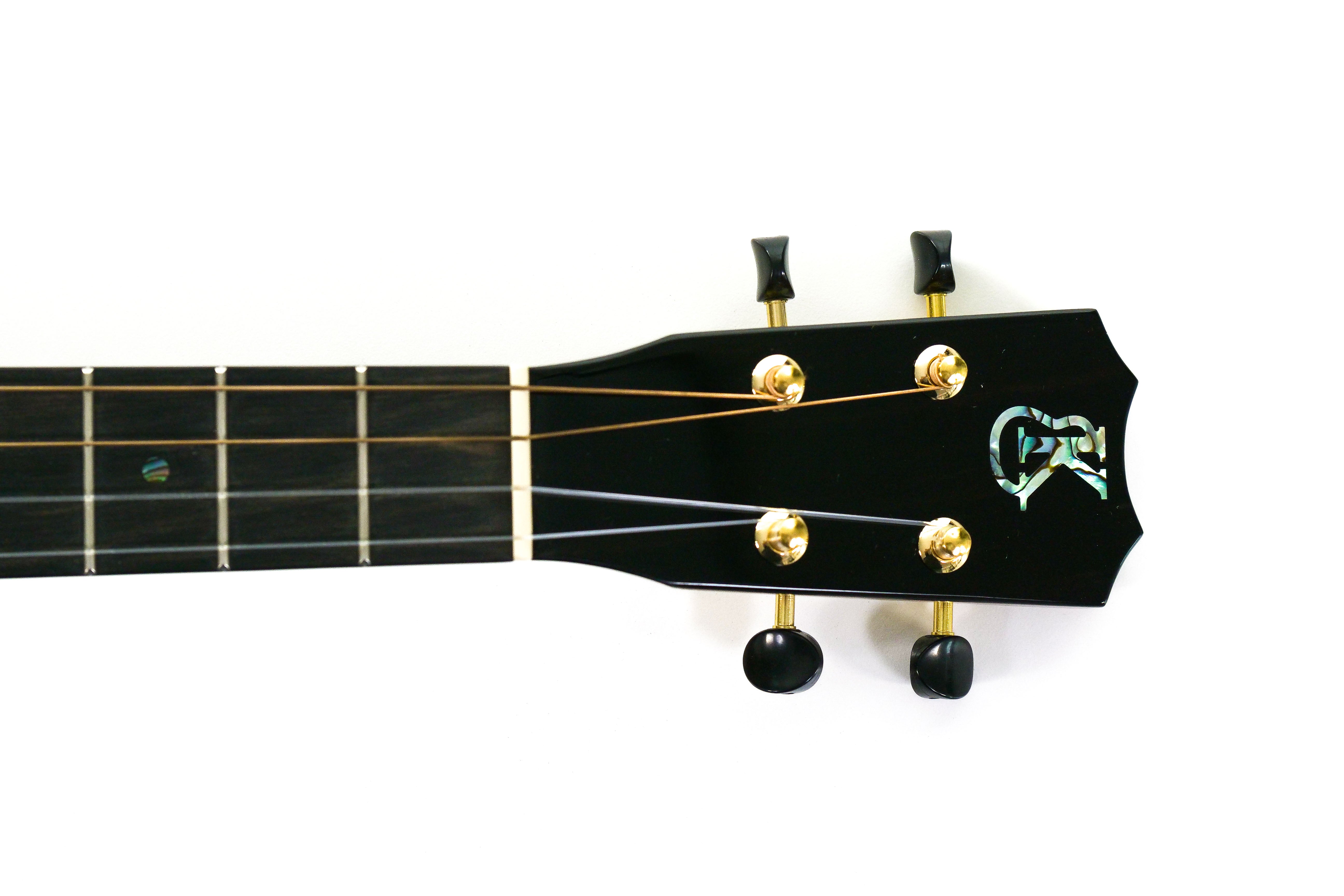 logo on front of headstock