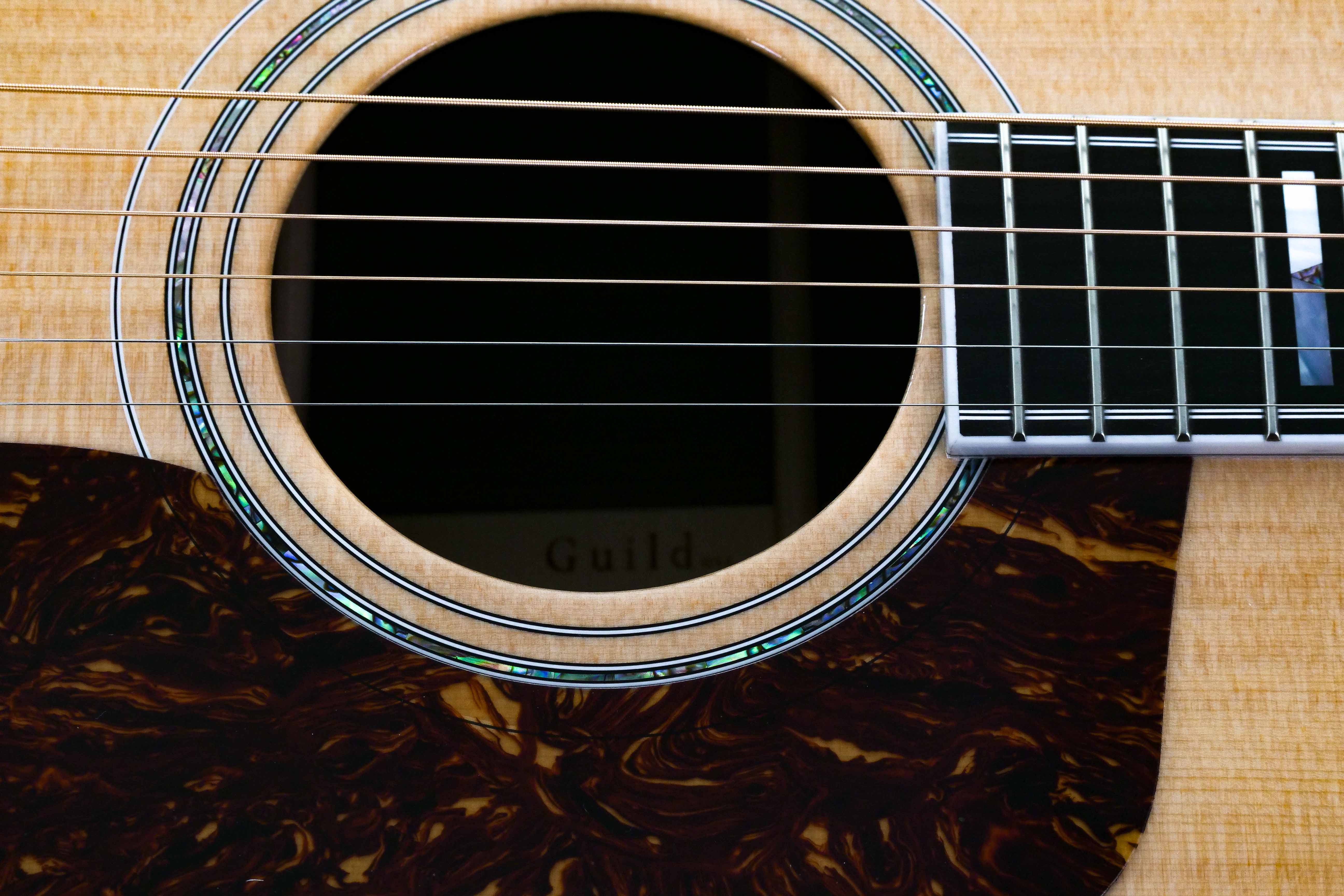 Guild D-55 Natural Acoustic Guitar - Open Box - Terry Carter Music