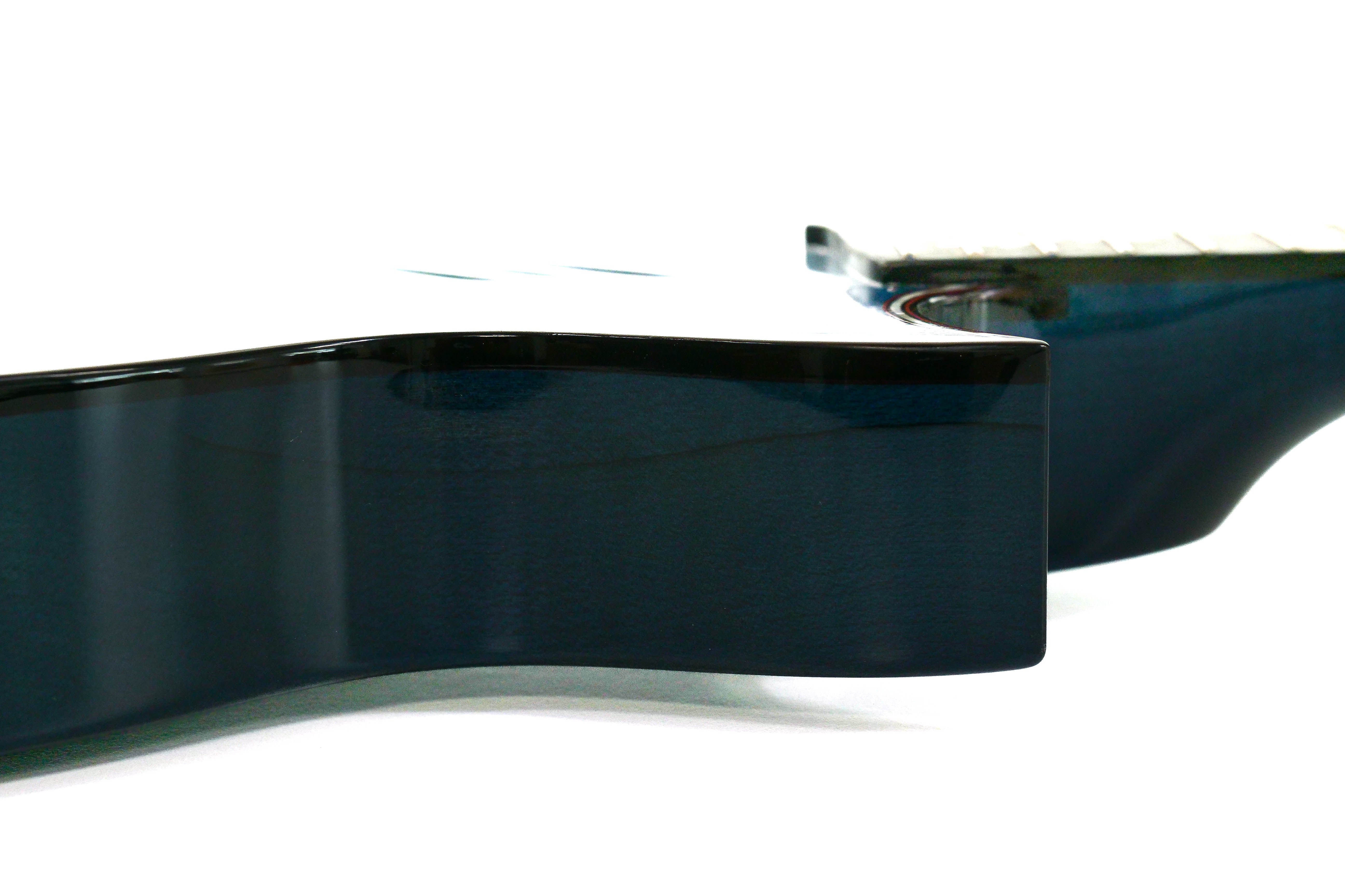 Enya EUT-E6-BU-EQ Solid Blue Maple Tenor Ukulele With AcousticPlus Pickup "Seraphina"