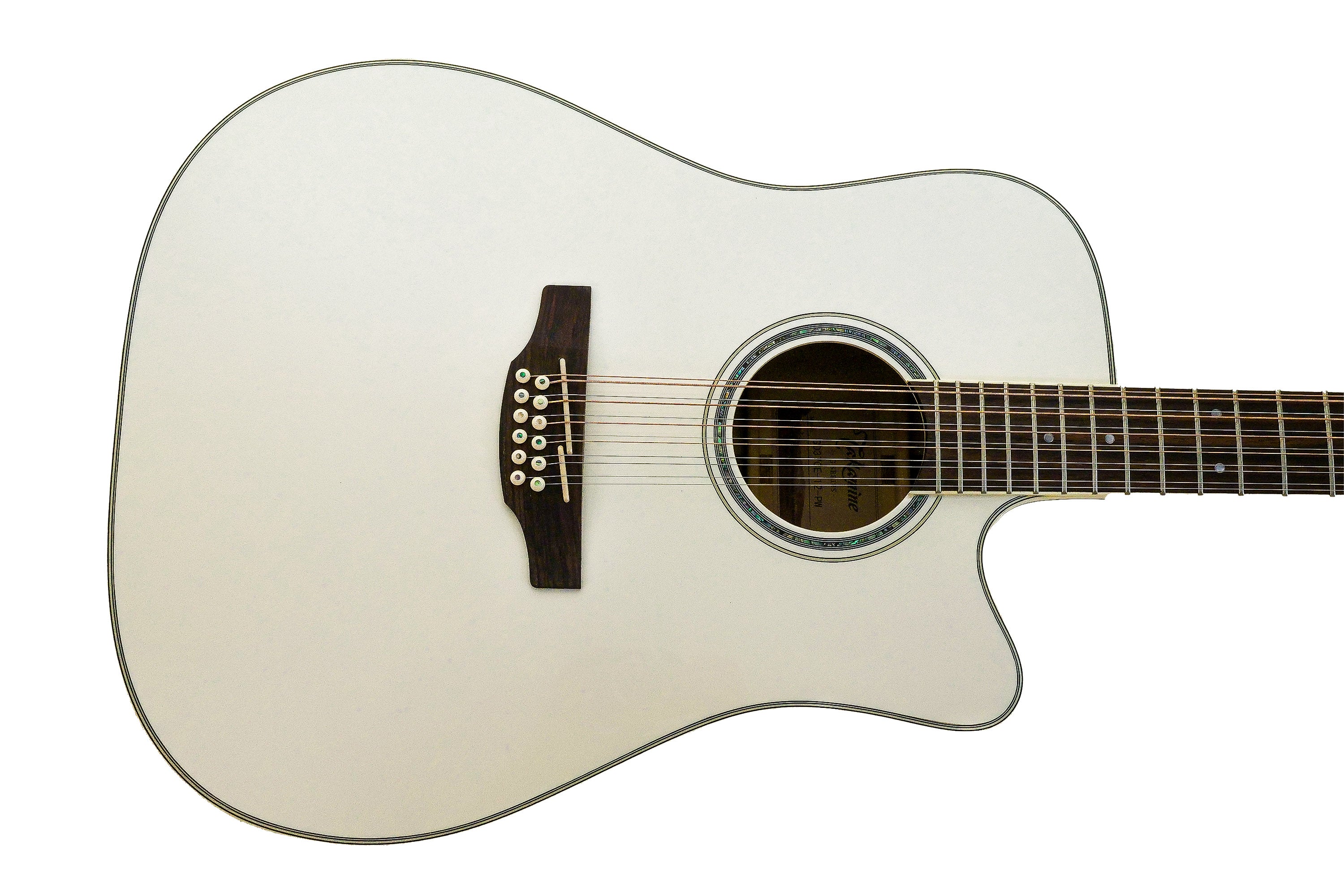 Takamine GD37CE-12 PW Acoustic Electric Guitar - Pearl White "Noel"